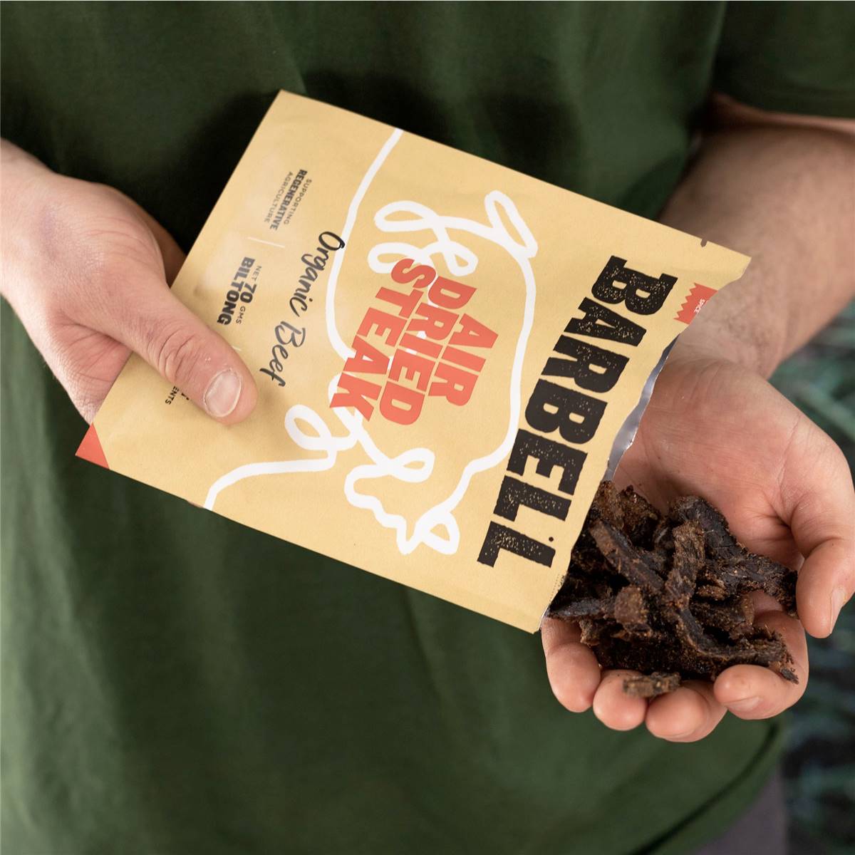 Barbell Biltong Grass Fed Beef Burn Chilli 70g Woolworths