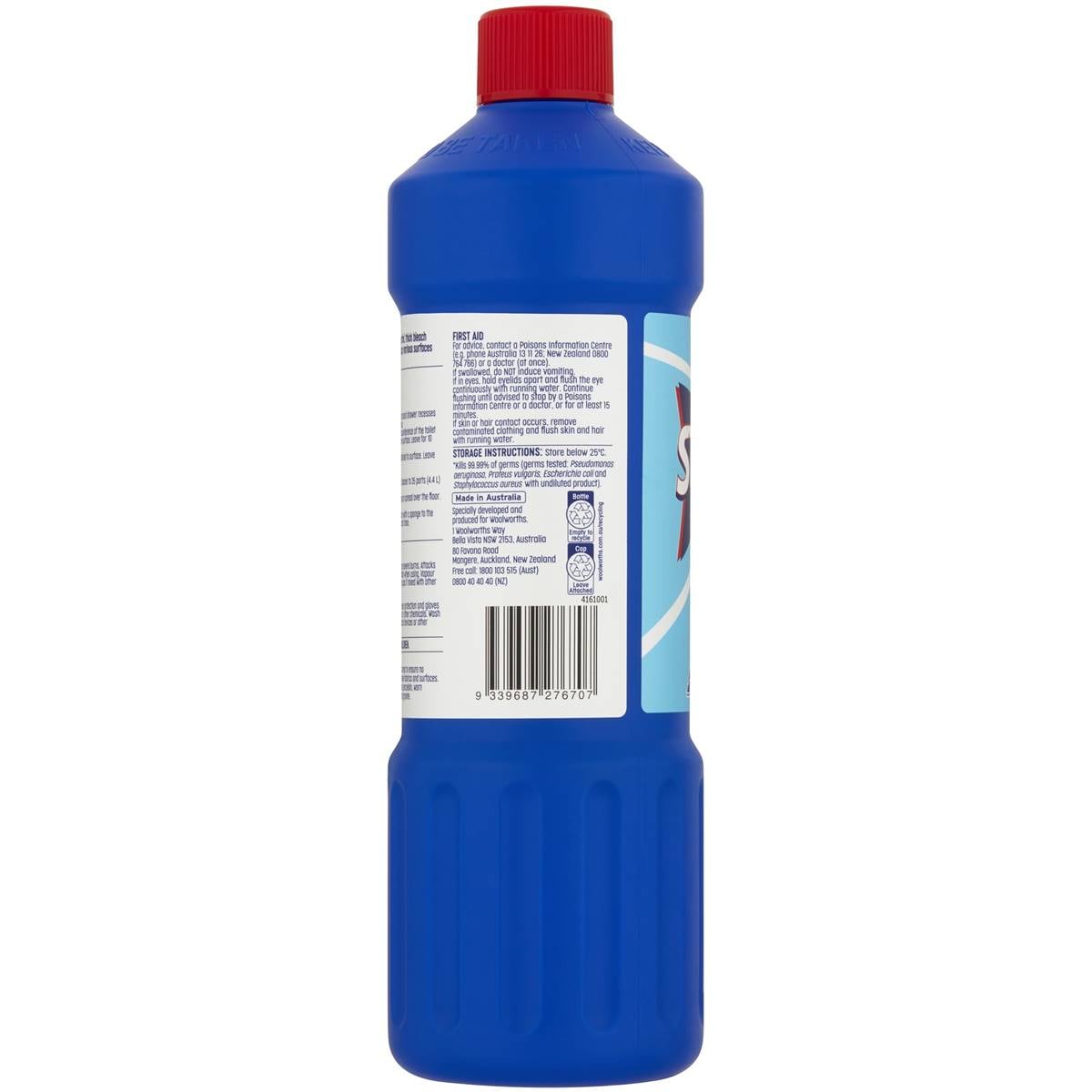 Strike Pro Domestic Cleaner Antibacterial Thick Bleach 1.25l Woolworths