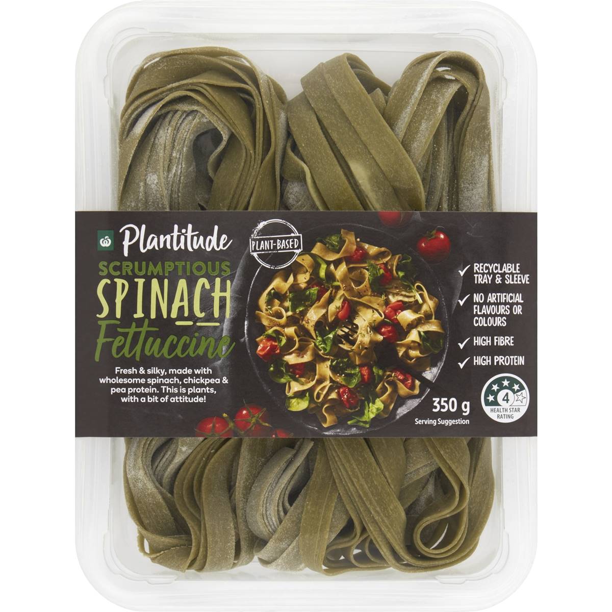 Woolworths Plantitude Spinach Fettuccini Each Woolworths