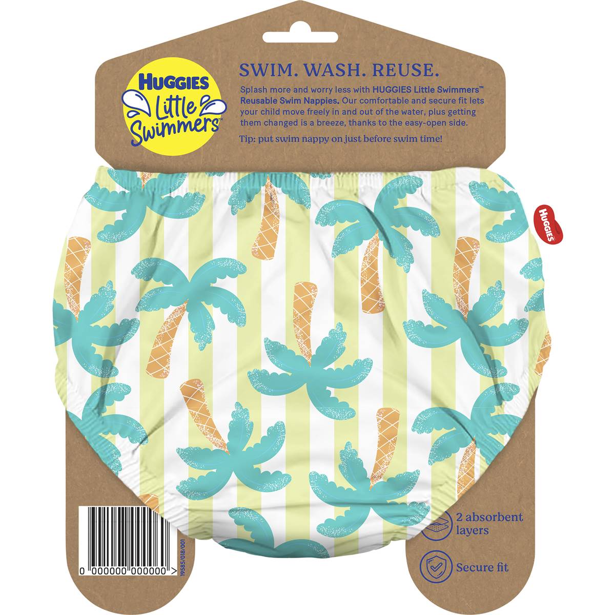 Huggies Little Swimmers Reusable Swim Nappies Medium (1215kg) 1 Pack