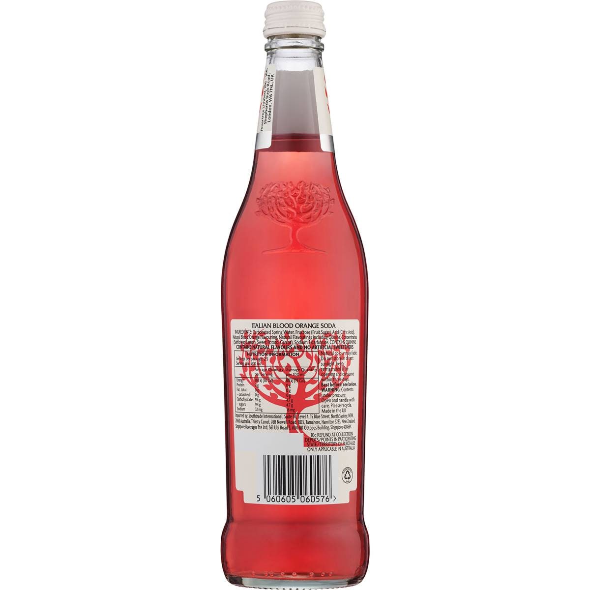 Fevertree Blood Orange Soda 500ml Woolworths
