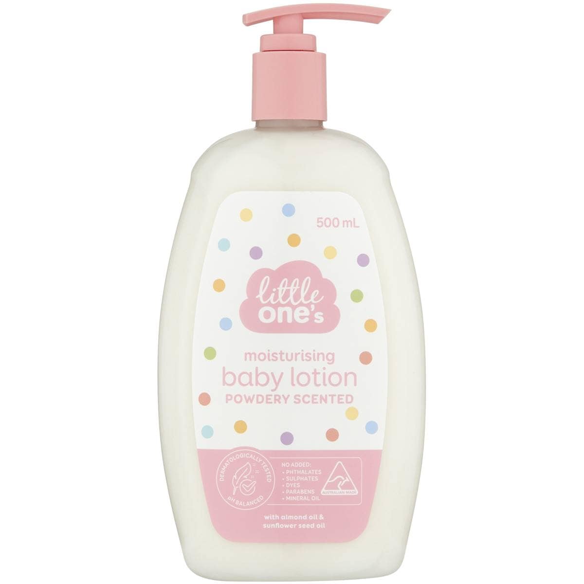 Little One's Moisturising Baby Lotion Powdery Scented 500ml Woolworths