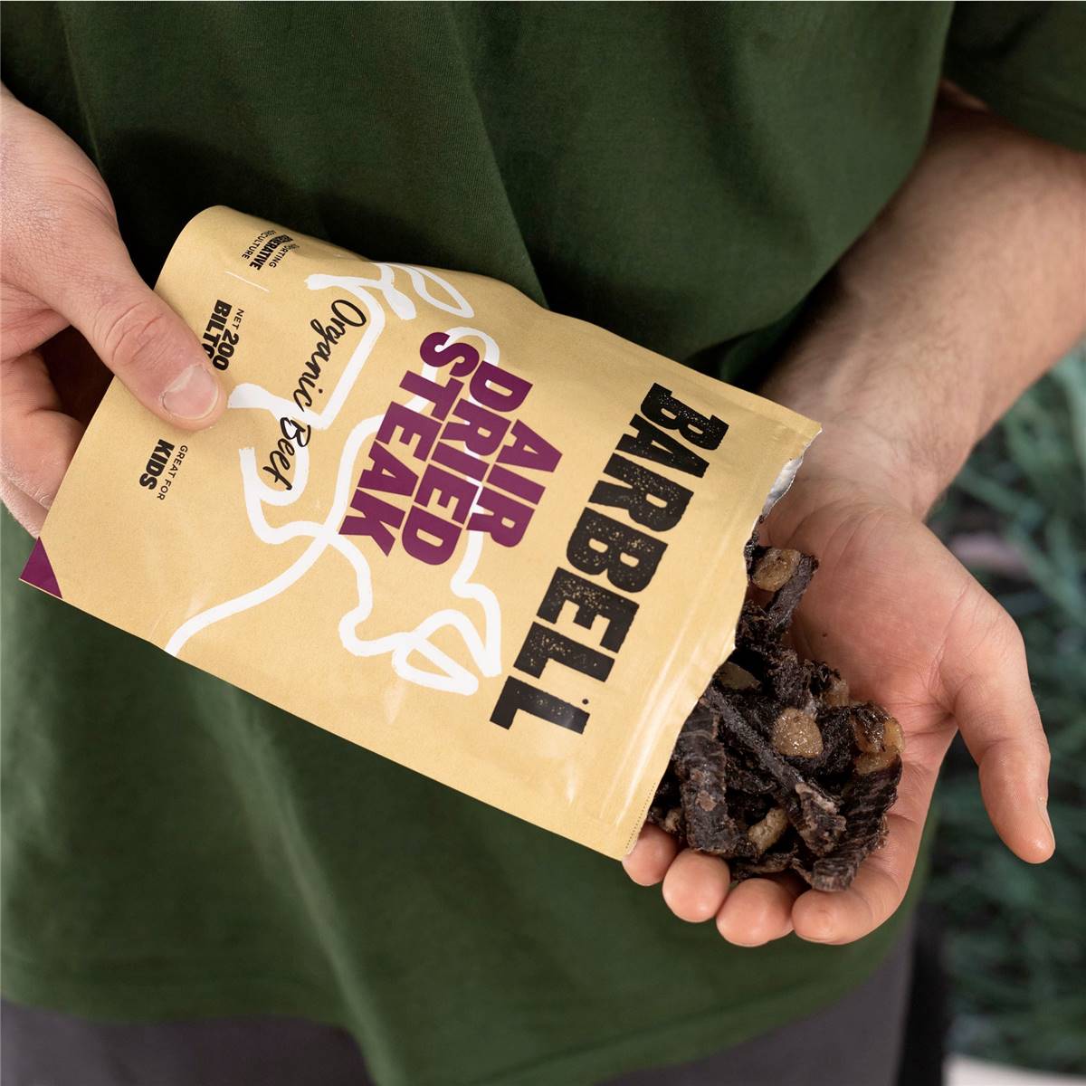 Barbell Foods Biltong Grass Fed Beef Sea Salt 200g Woolworths