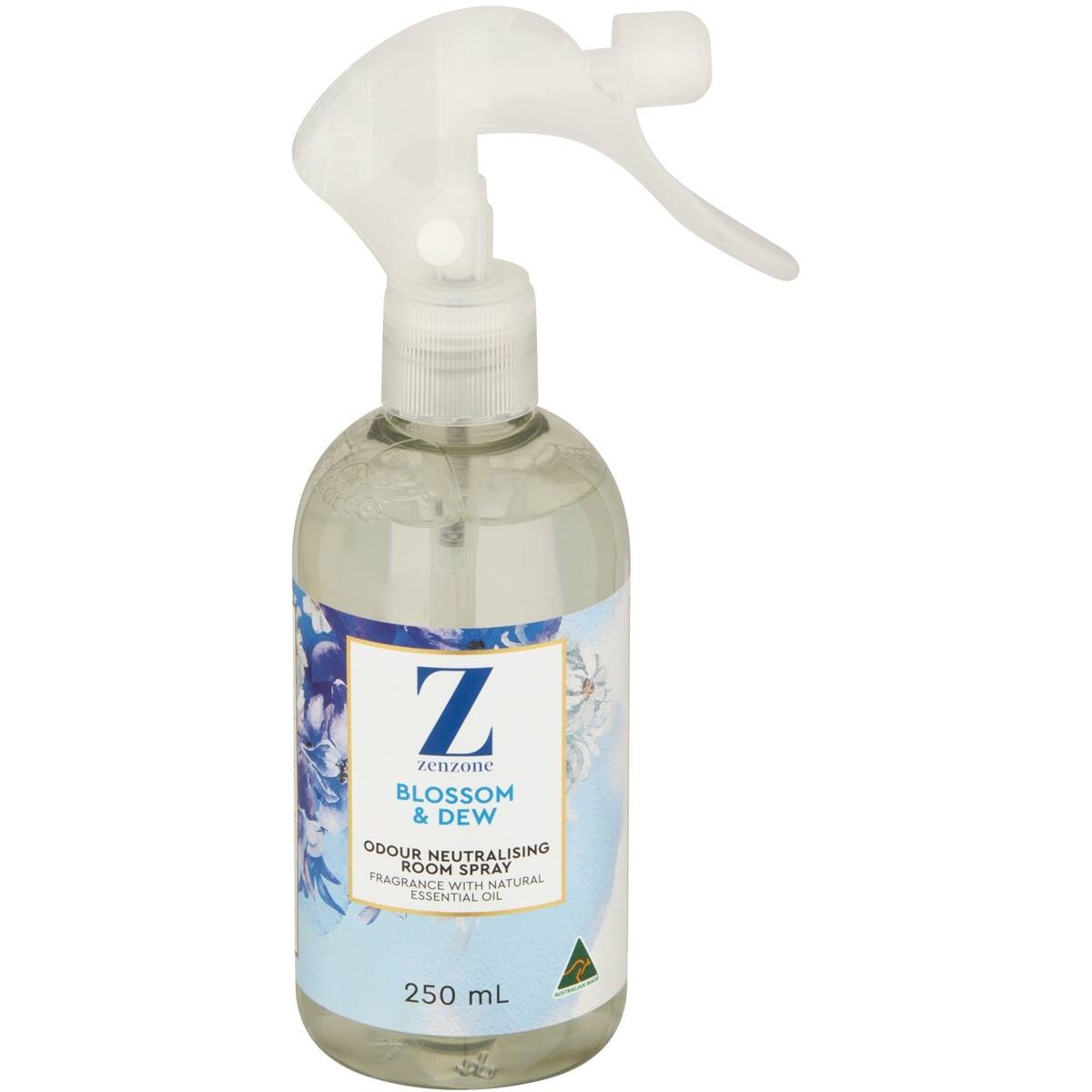 Zenzone Odour Neutralising Room Spray Blossom & Dew 250ml Woolworths