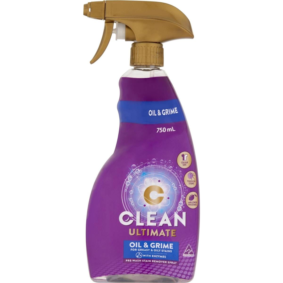 Clean Ultimate Oil & Grime Stain Remover 750ml Woolworths
