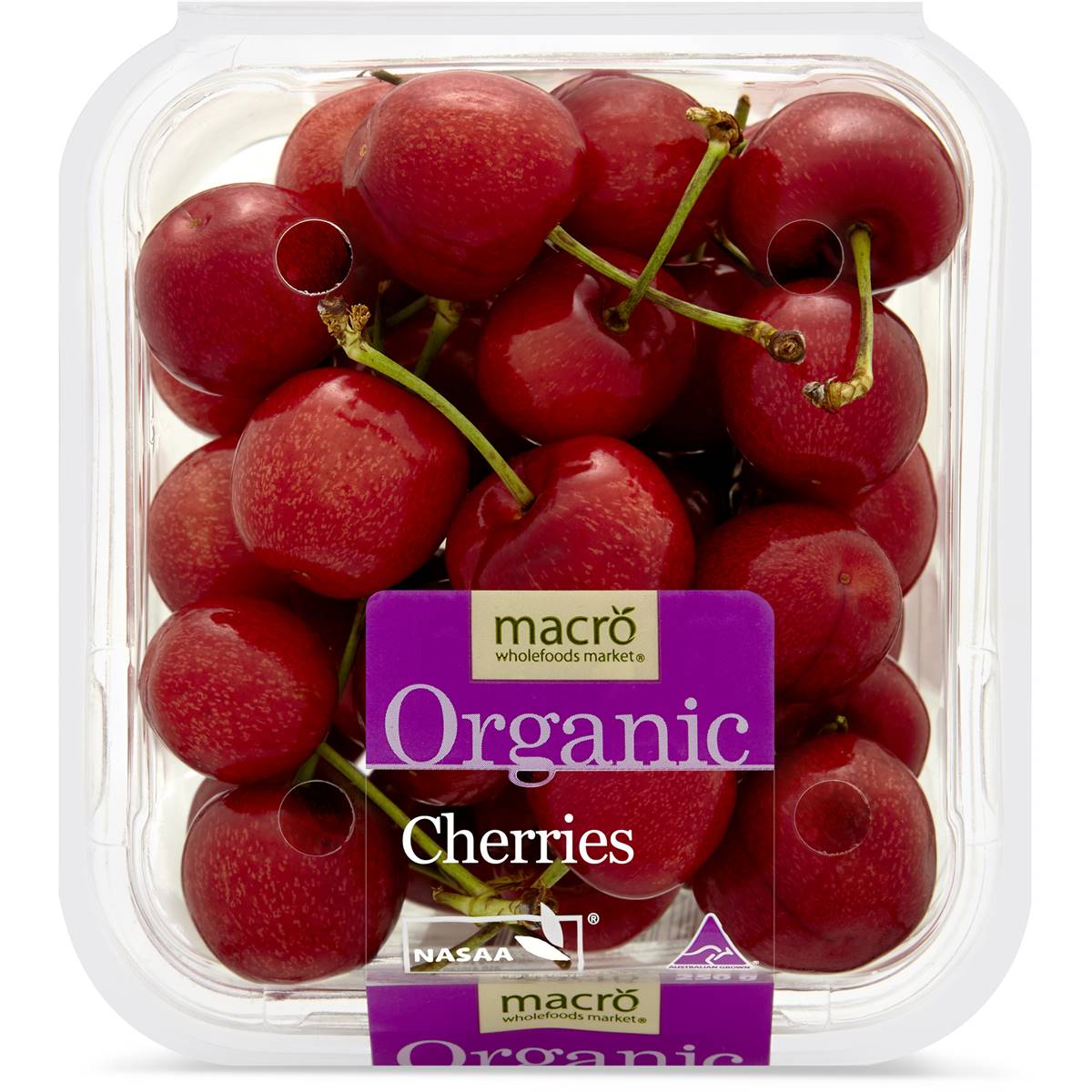 Macro Cherries Fresh Organic 200g Woolworths