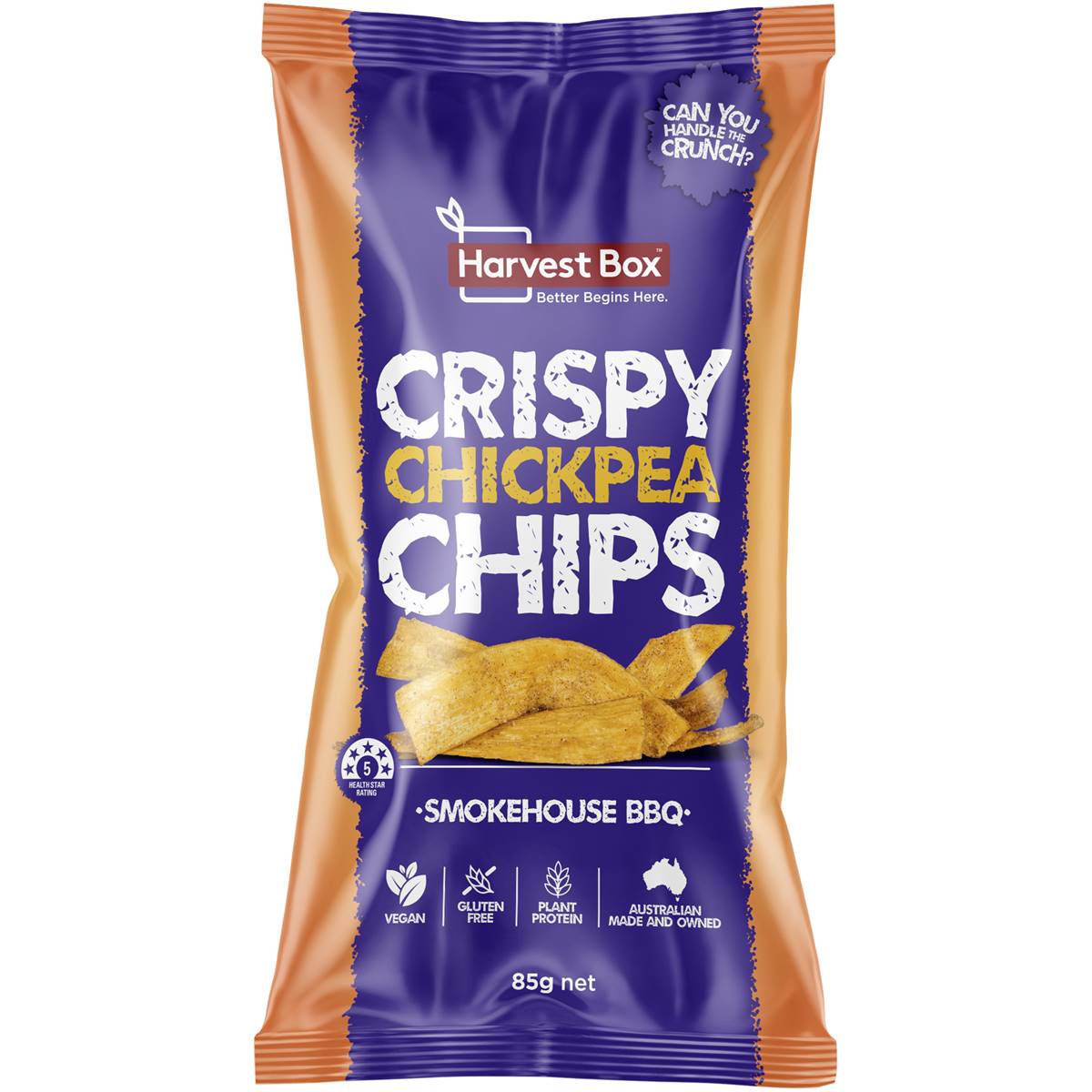 Harvest Box Chickpea Crisps Bbq 85g | Woolworths