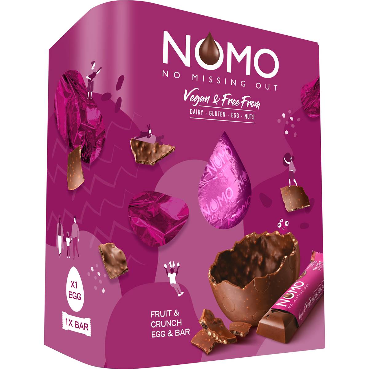 Nomo Fruit & Crunch Egg & Bar 