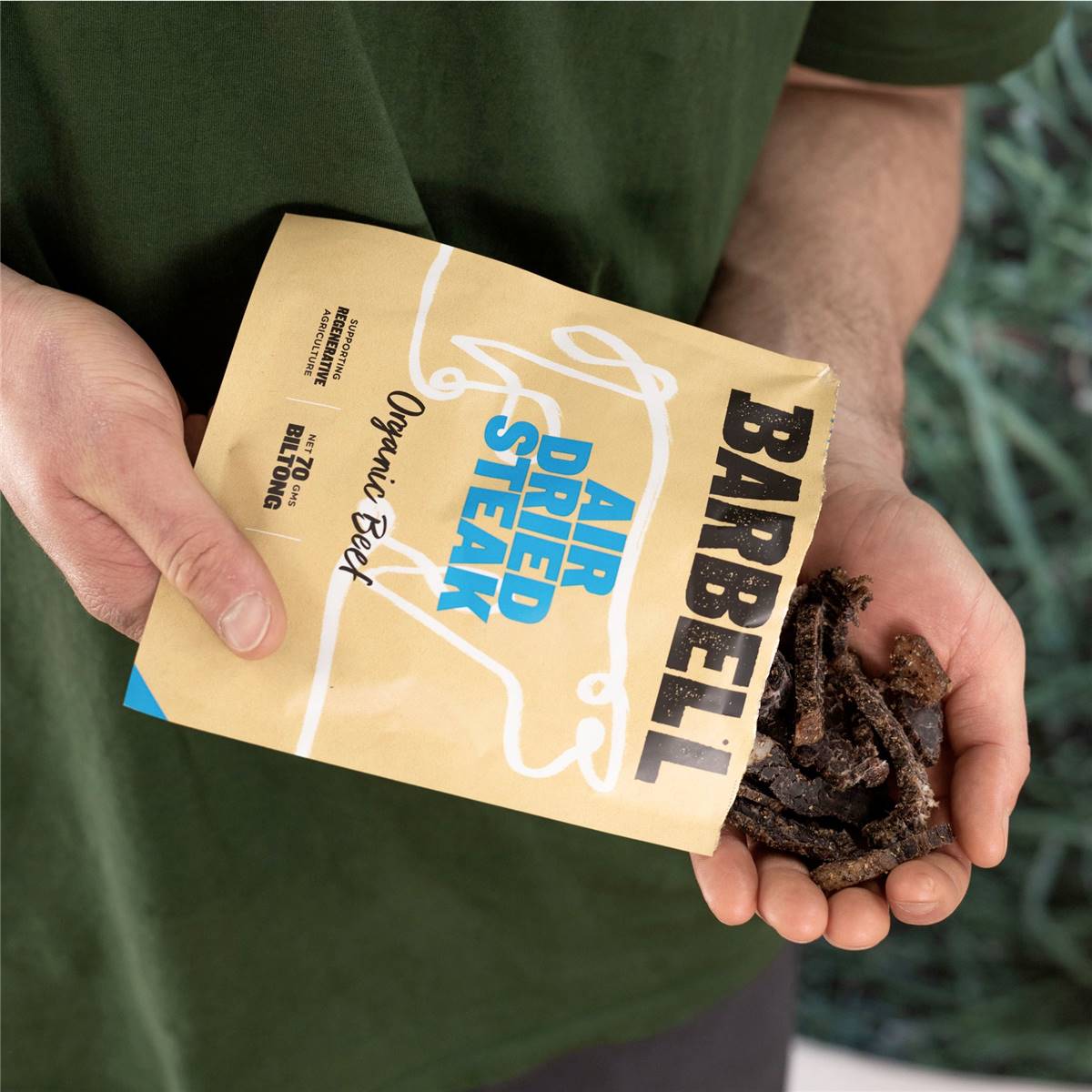 Barbell Biltong Grass Fed Beef Benchmark Classic 70g Woolworths