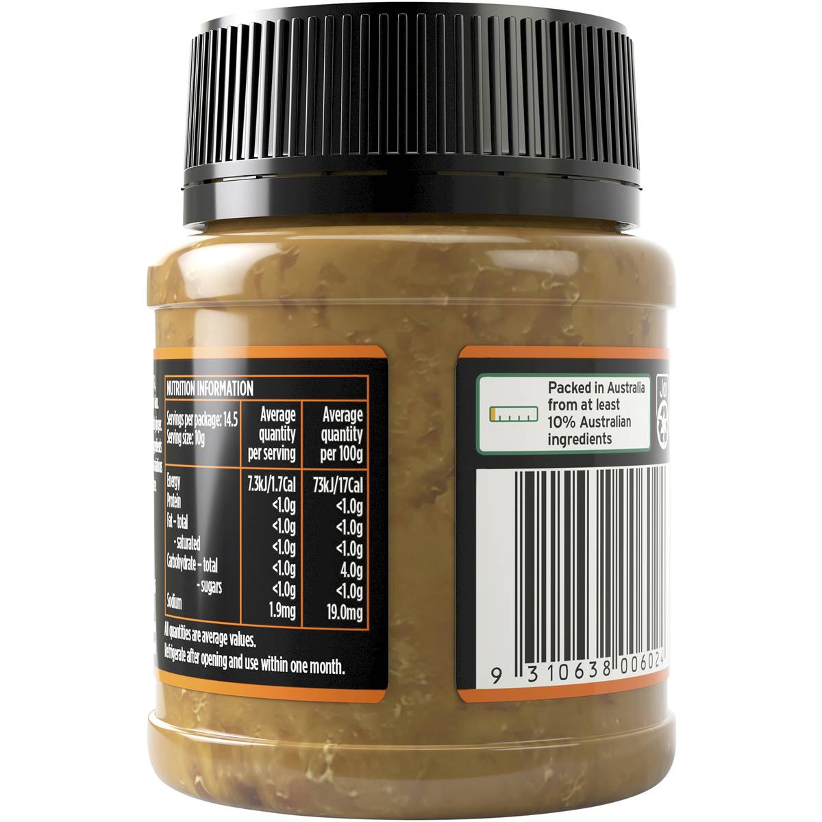 Galiko All Natural Ginger Minced Jar 145g Woolworths