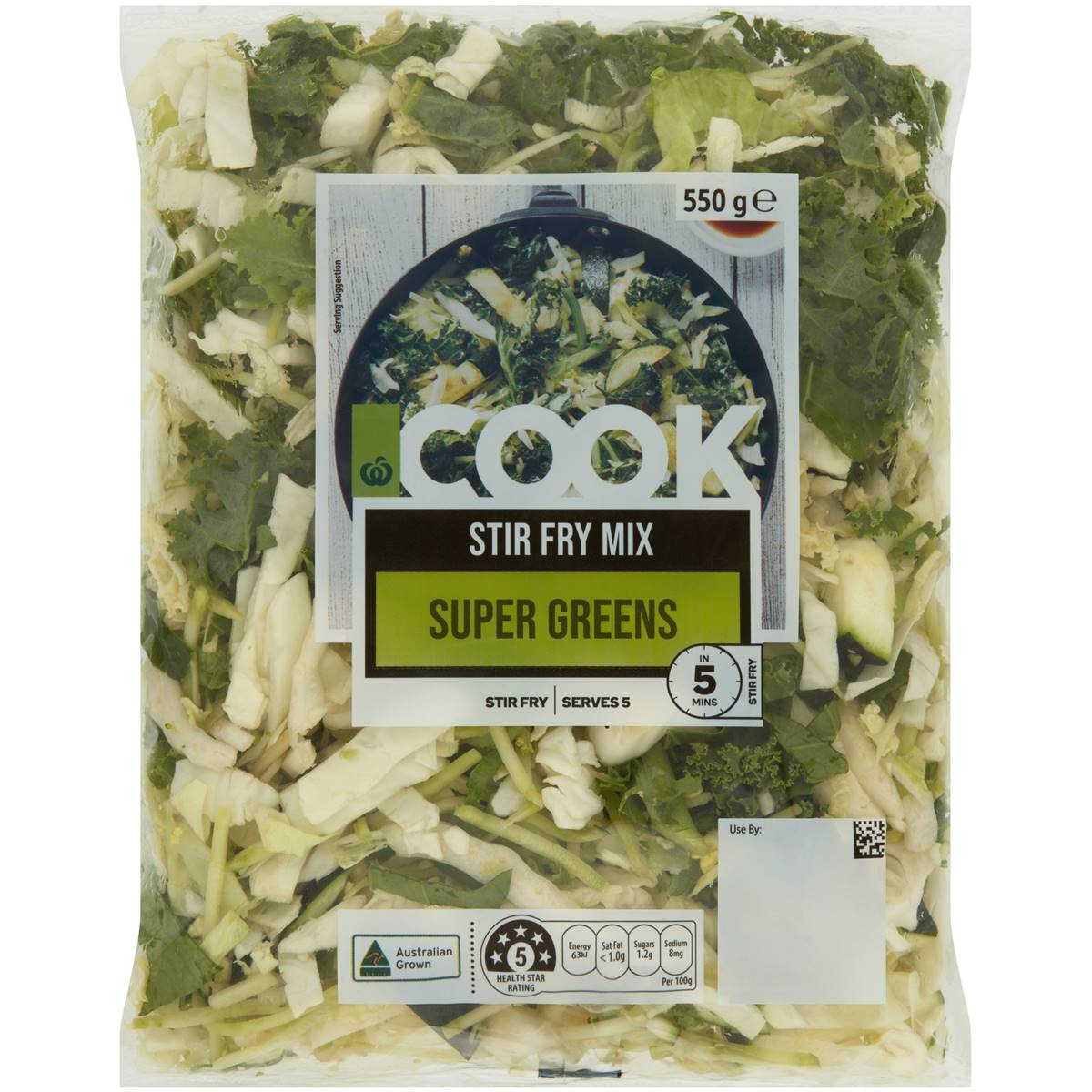 Woolworths Cook Stir Fry Mix Super Greens 550g | Woolworths
