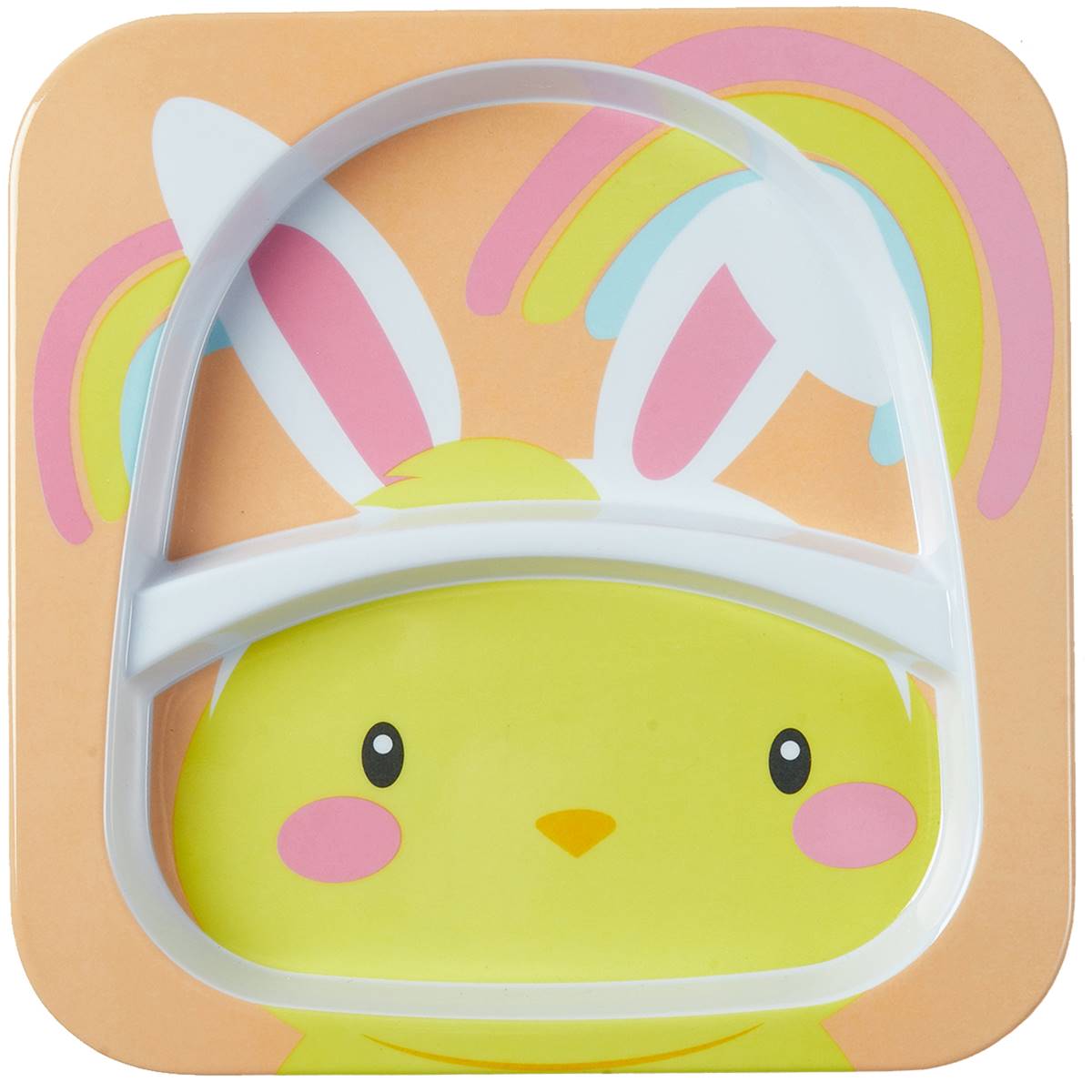 Easter Easter Kids Character Plate Orange