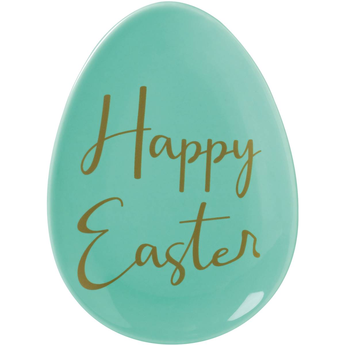Easter Easter Egg Plate Happy Easter Blue