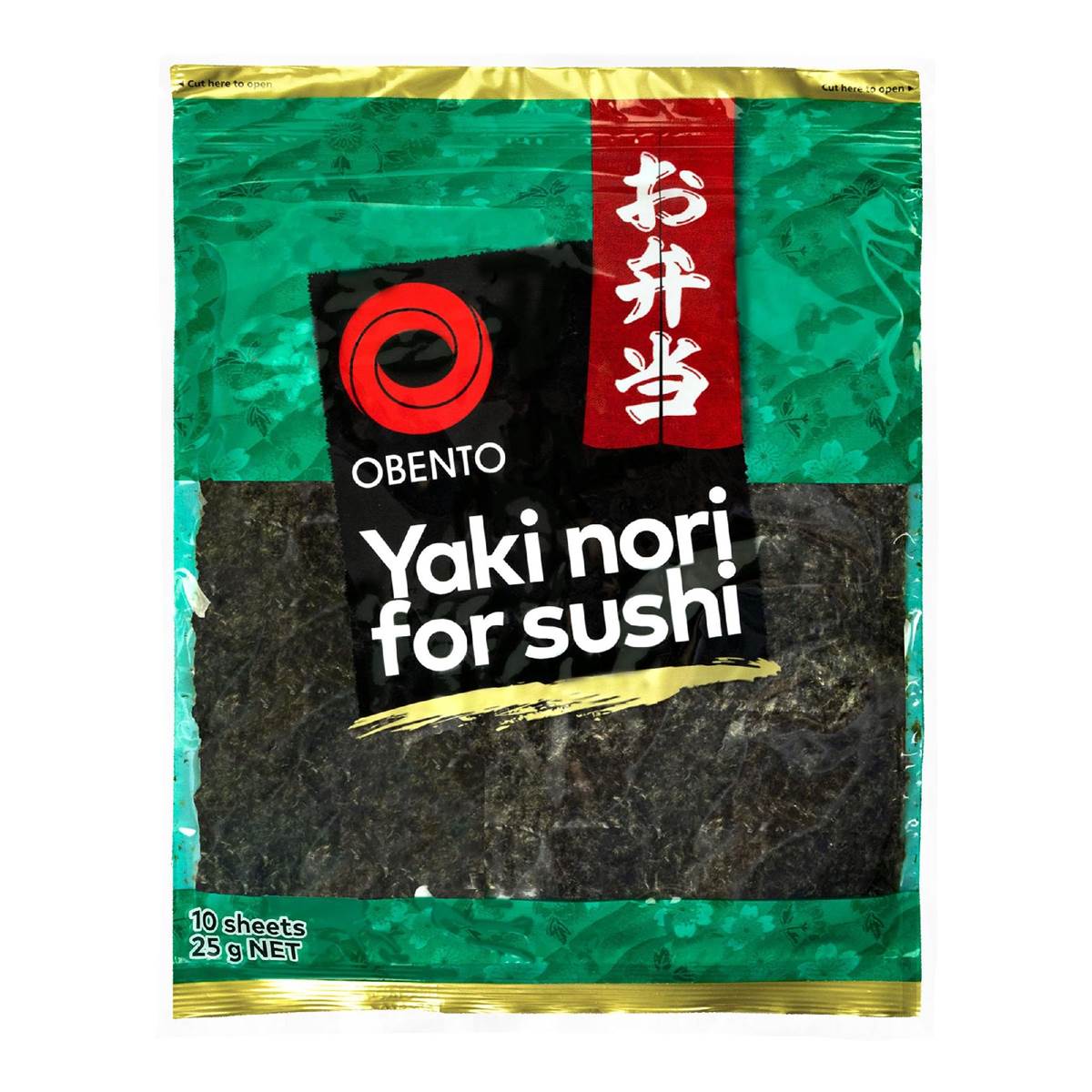 Obento Japanese Yaki Nori For Sushi 1pk Woolworths