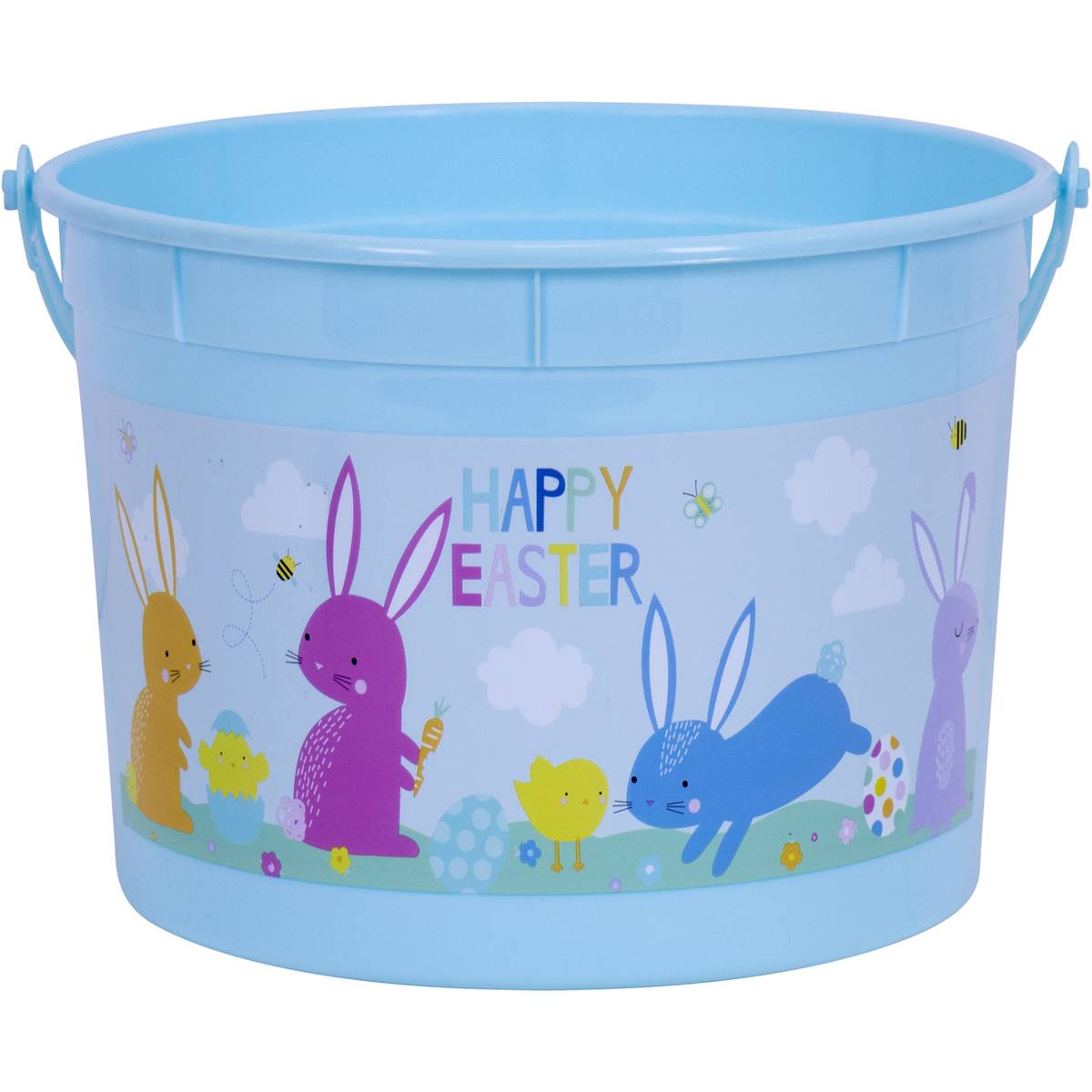 Easter Easter Plastic Bucket Blue 