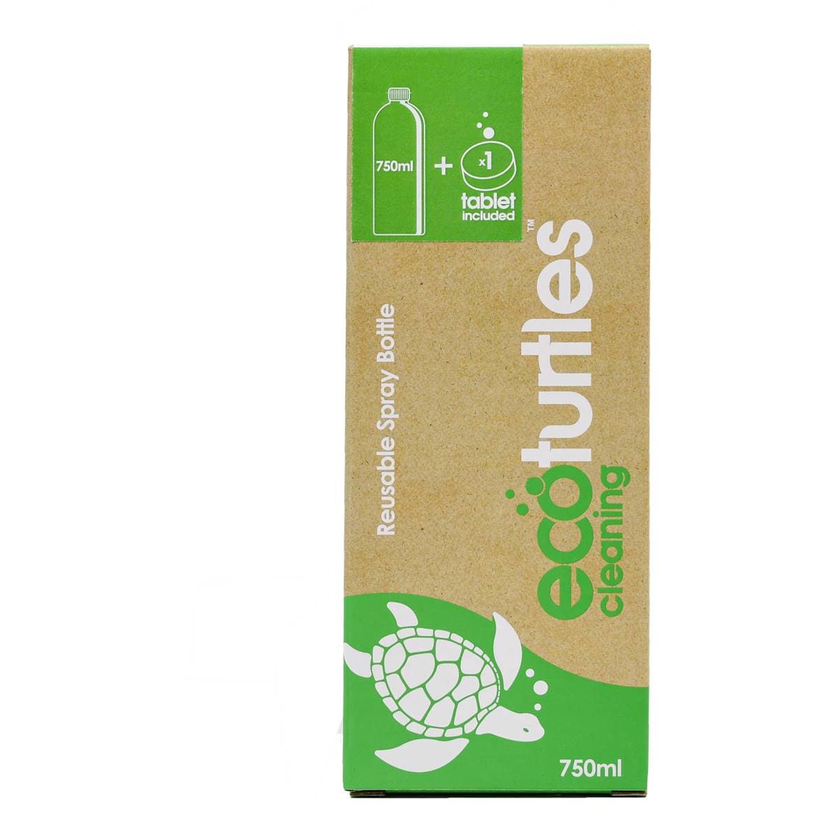 Eco Turtles Reusable Spray Bottle & Floors Cleaning Tablet 750ml