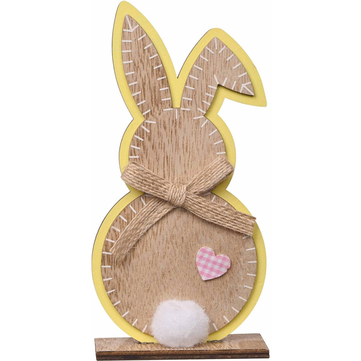 Easter Easter Wooden Tabletop  Bunny Yellow