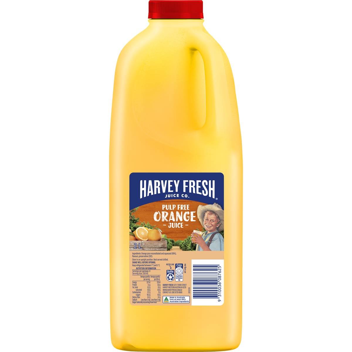 Harvey Fresh Orange 100% Pulp Free Juice