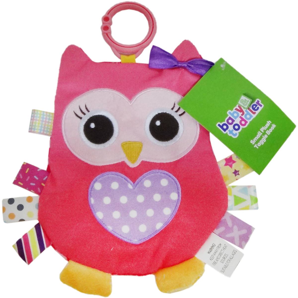 Woolworths Small Plush Animal Rattle Assorted Each Woolworths