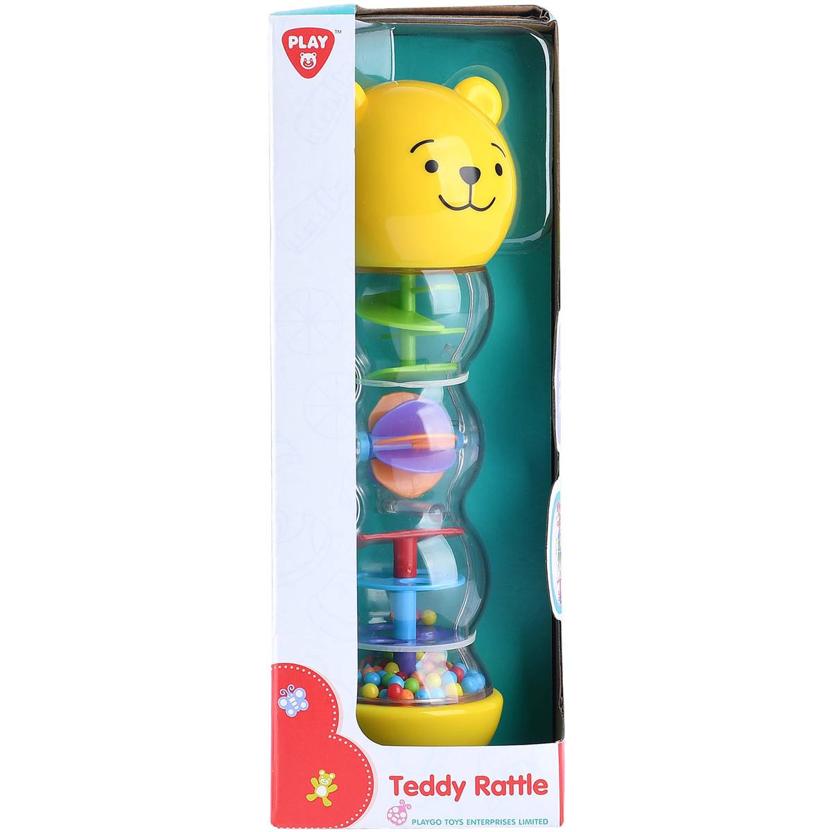 Playgo Teddy Rattle Each Woolworths