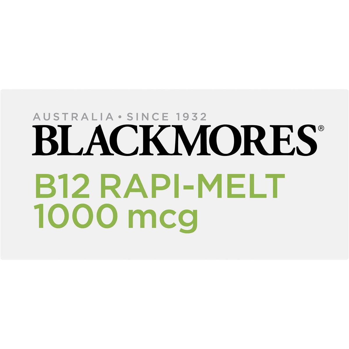 Blackmores B12 Rapimelt 1000mcg Energy Support Vitamin B 60 Pack