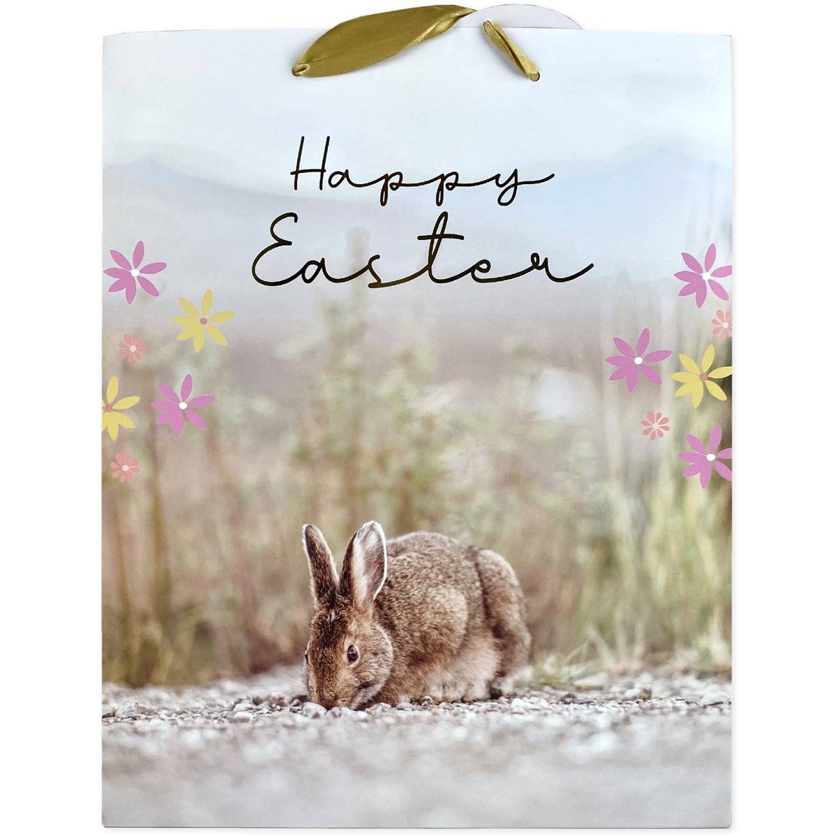 Easter Easter Gift Bag Photographic Bunny Large