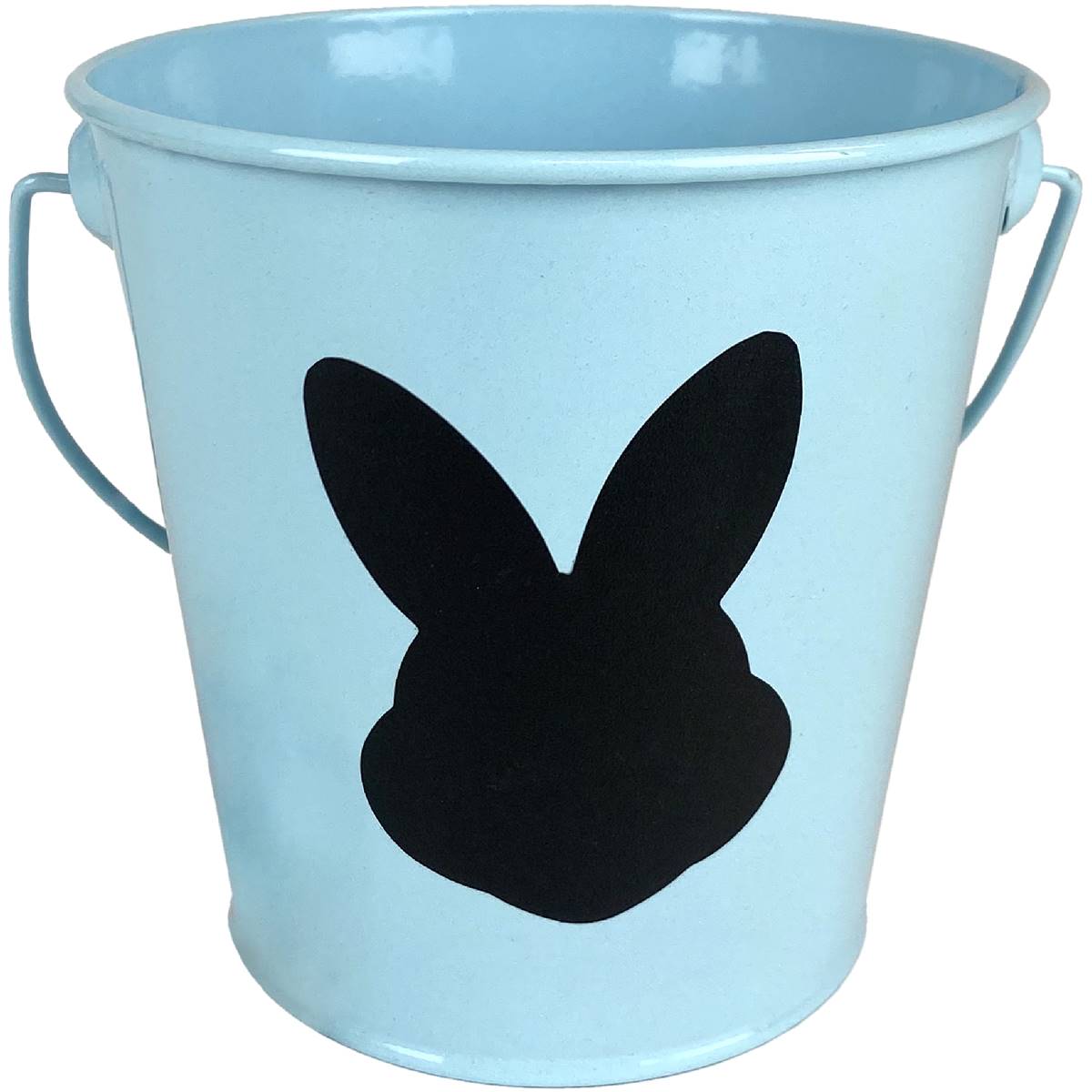 Easter Metal Pail Blue Each Woolworths