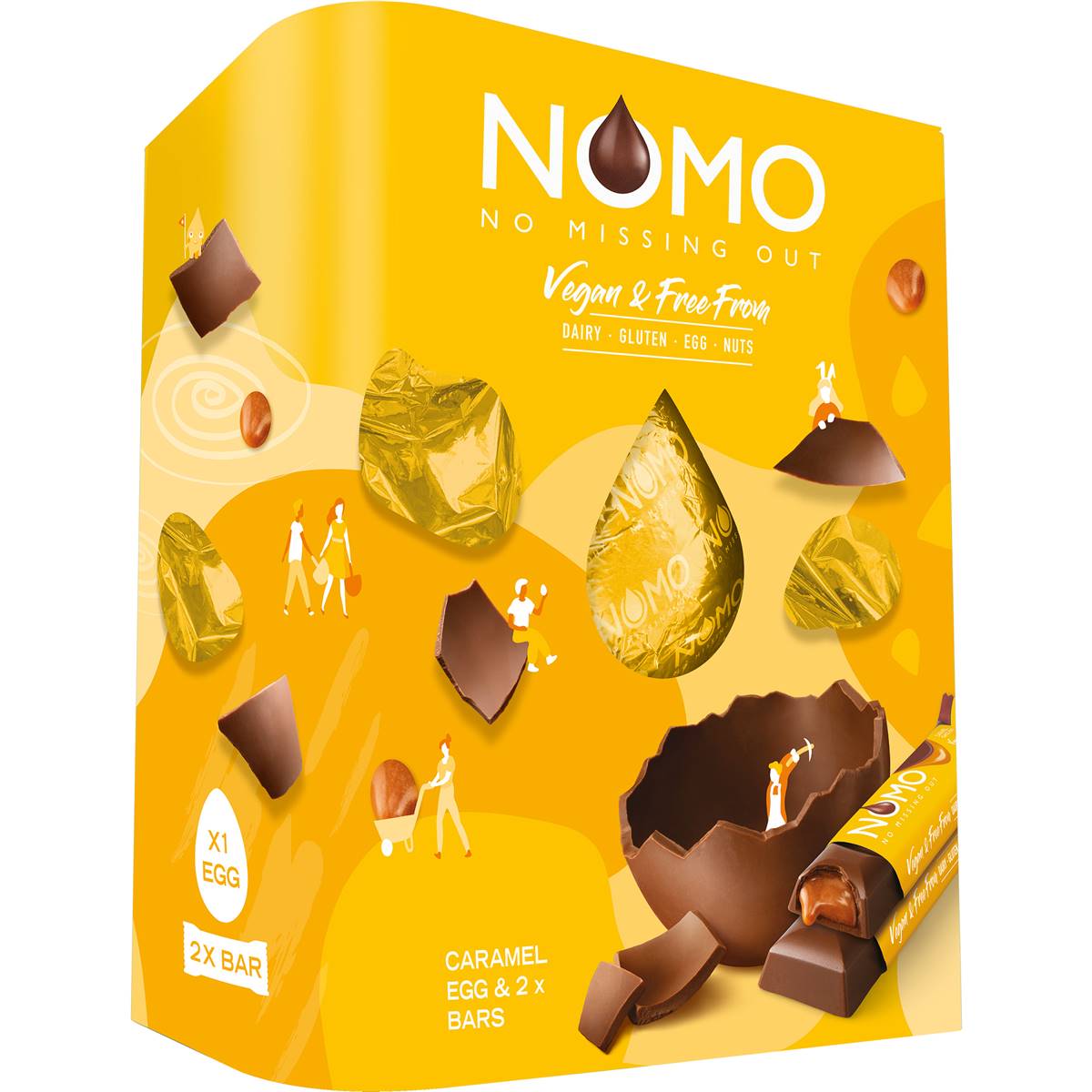Nomo Caramel Egg & Bars 