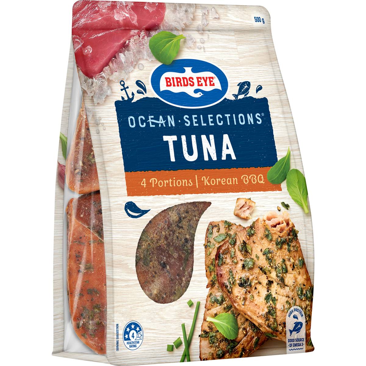 Birds Eye Ocean Selections Tuna Portions Korean Bbq Frozen Fish Fillet