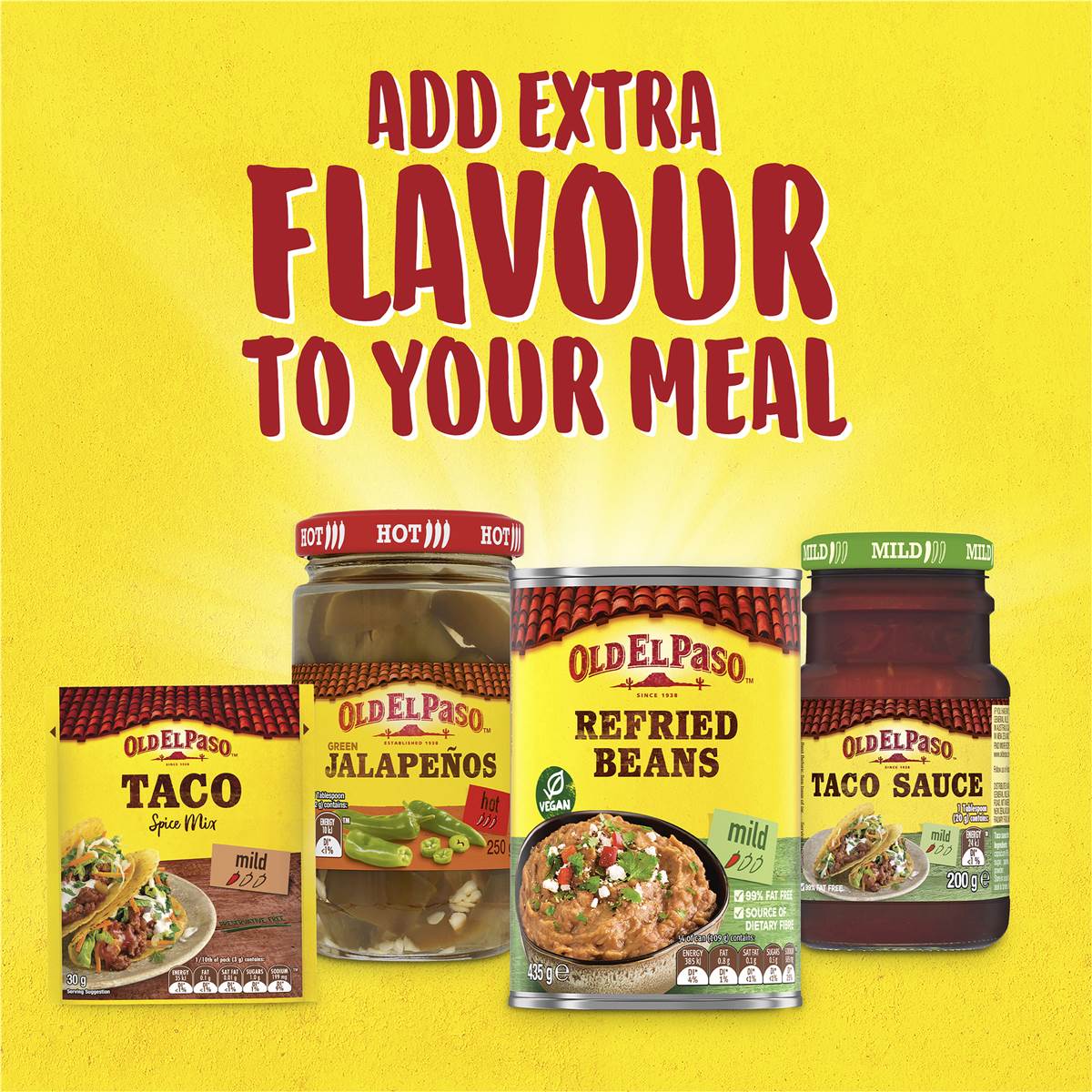 Old El Paso Refried Beans 435g Woolworths
