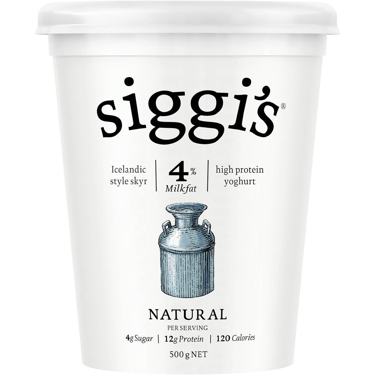 Siggi's Yoghurt Natural 500g | Woolworths