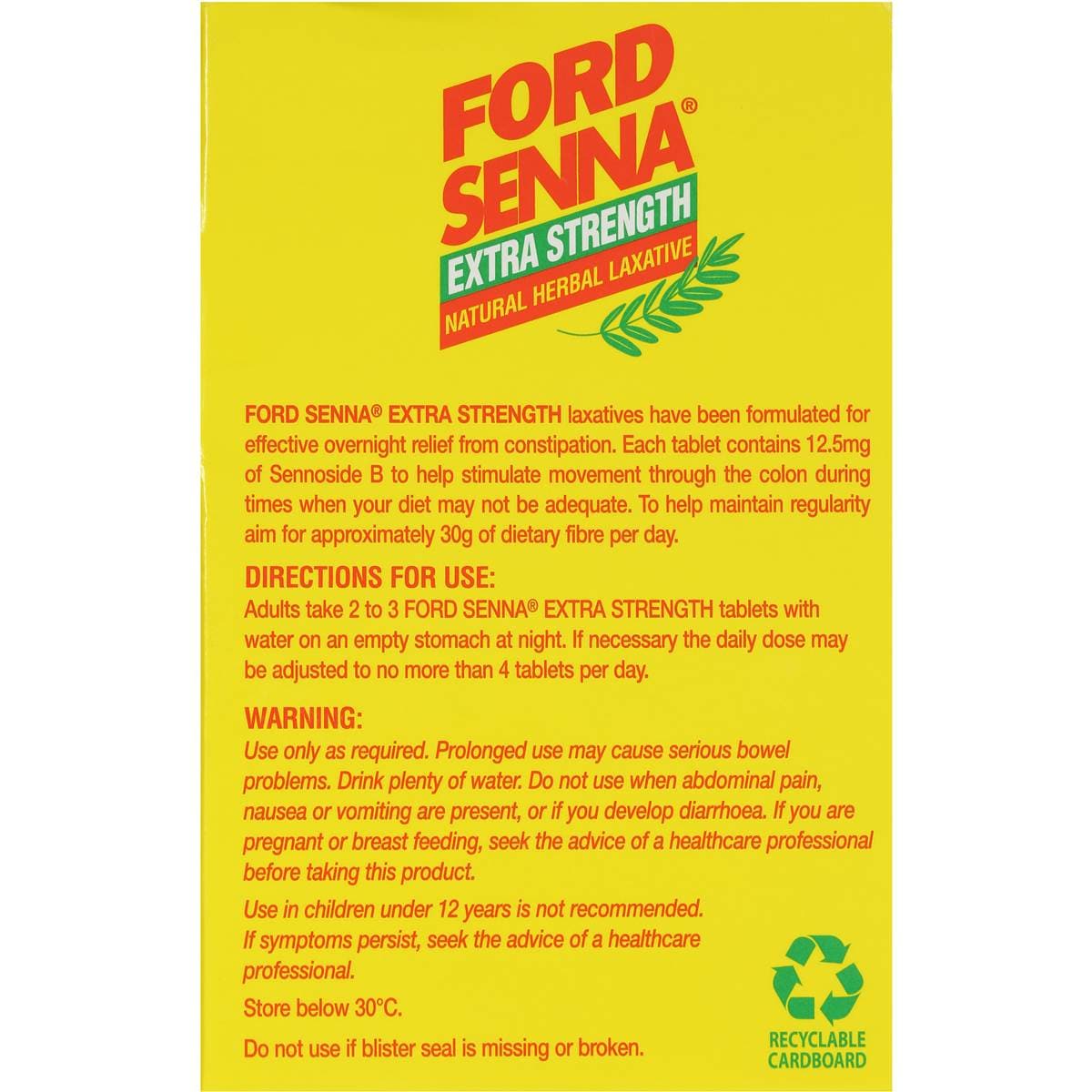 Laxatives Extra Strength Tablets 100 Pack Woolworths