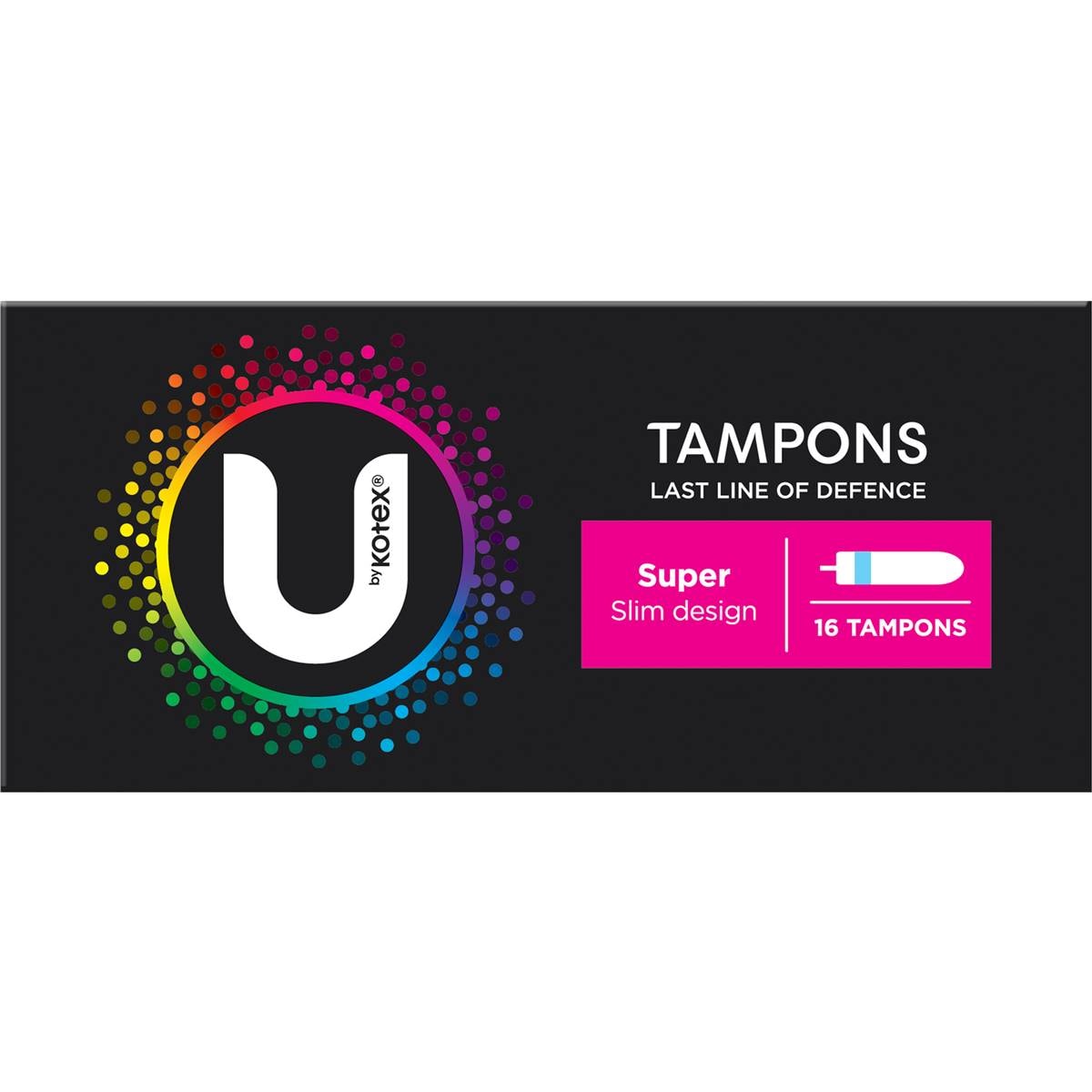U By Kotex Tampons Super Super 16 Pack Woolworths