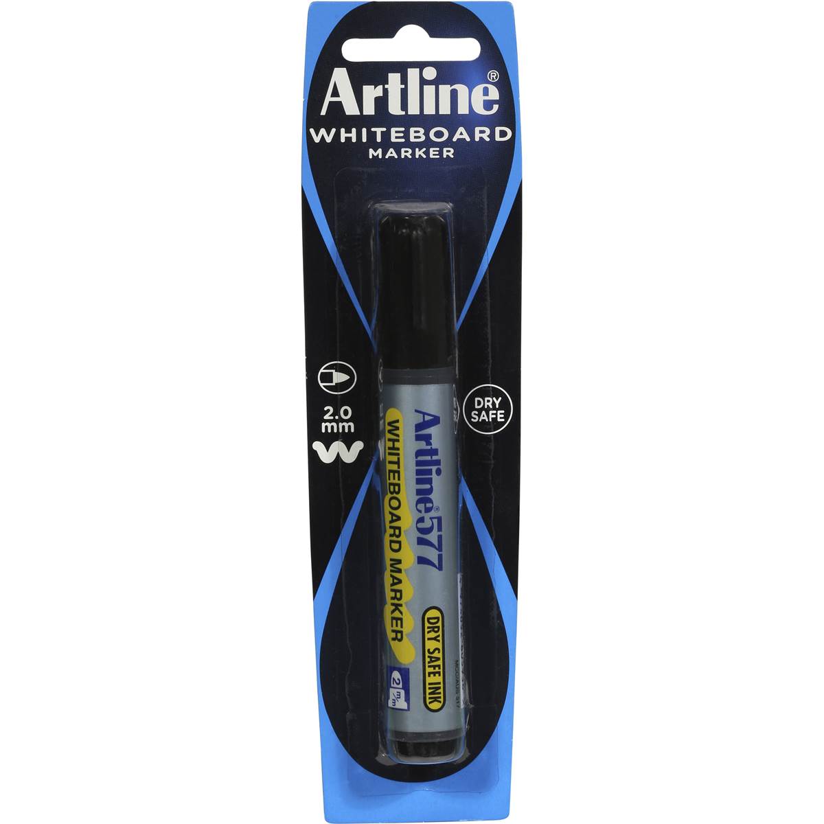 Artline Whiteboard Marker Black 577mm Each Woolworths