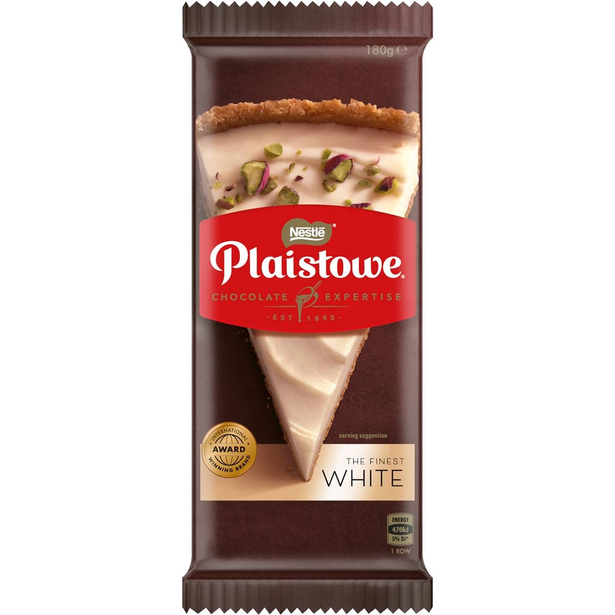 Nestle Plaistowe White Chocolate Baking Block 180g Woolworths
