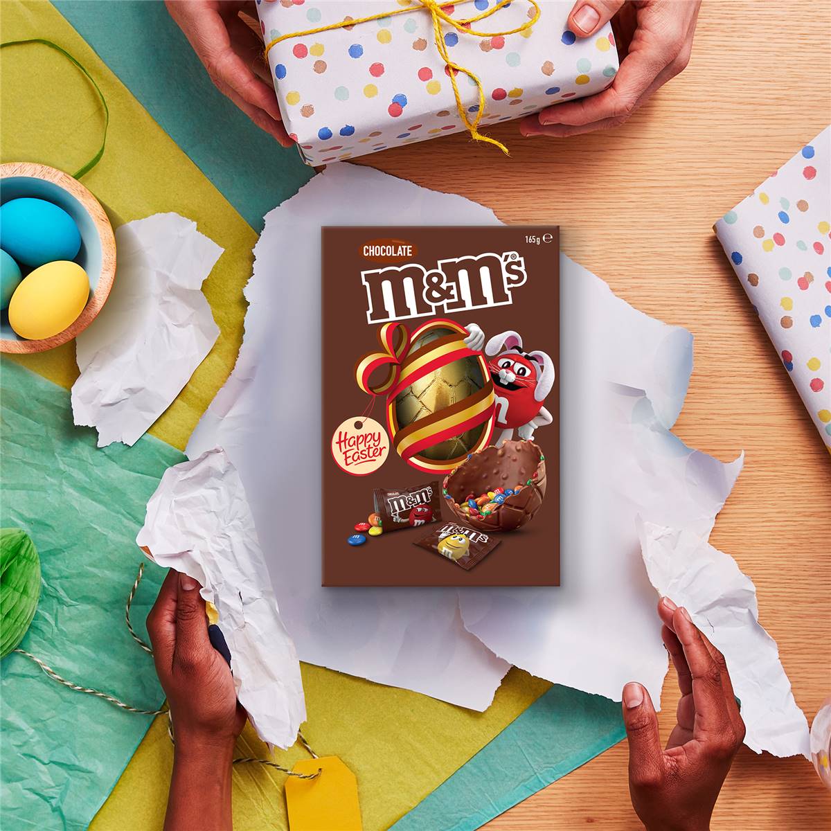 M&m's Milk Chocolate Easter Egg 165g Woolworths