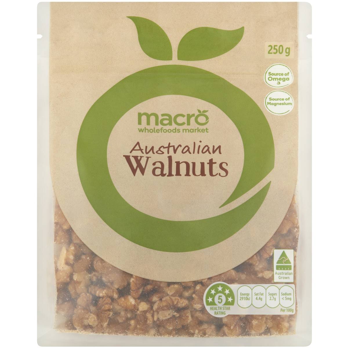 Macro Australian Walnuts 250g Woolworths
