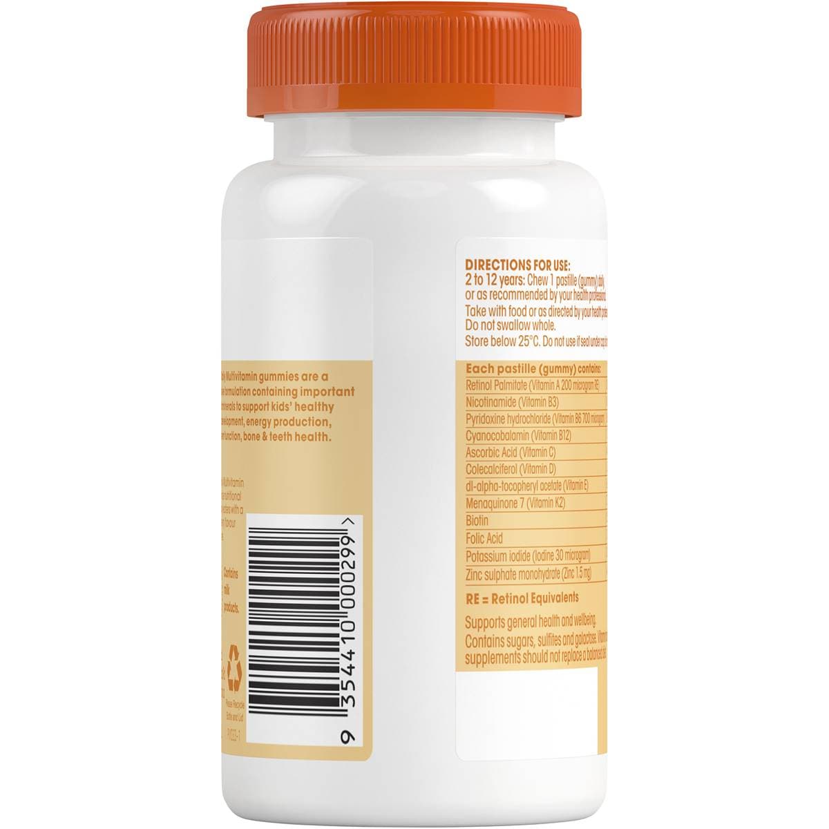 Pentavite Daily Multivitamin Kids Pastille Gummies Strawberry 60 Pack Woolworths