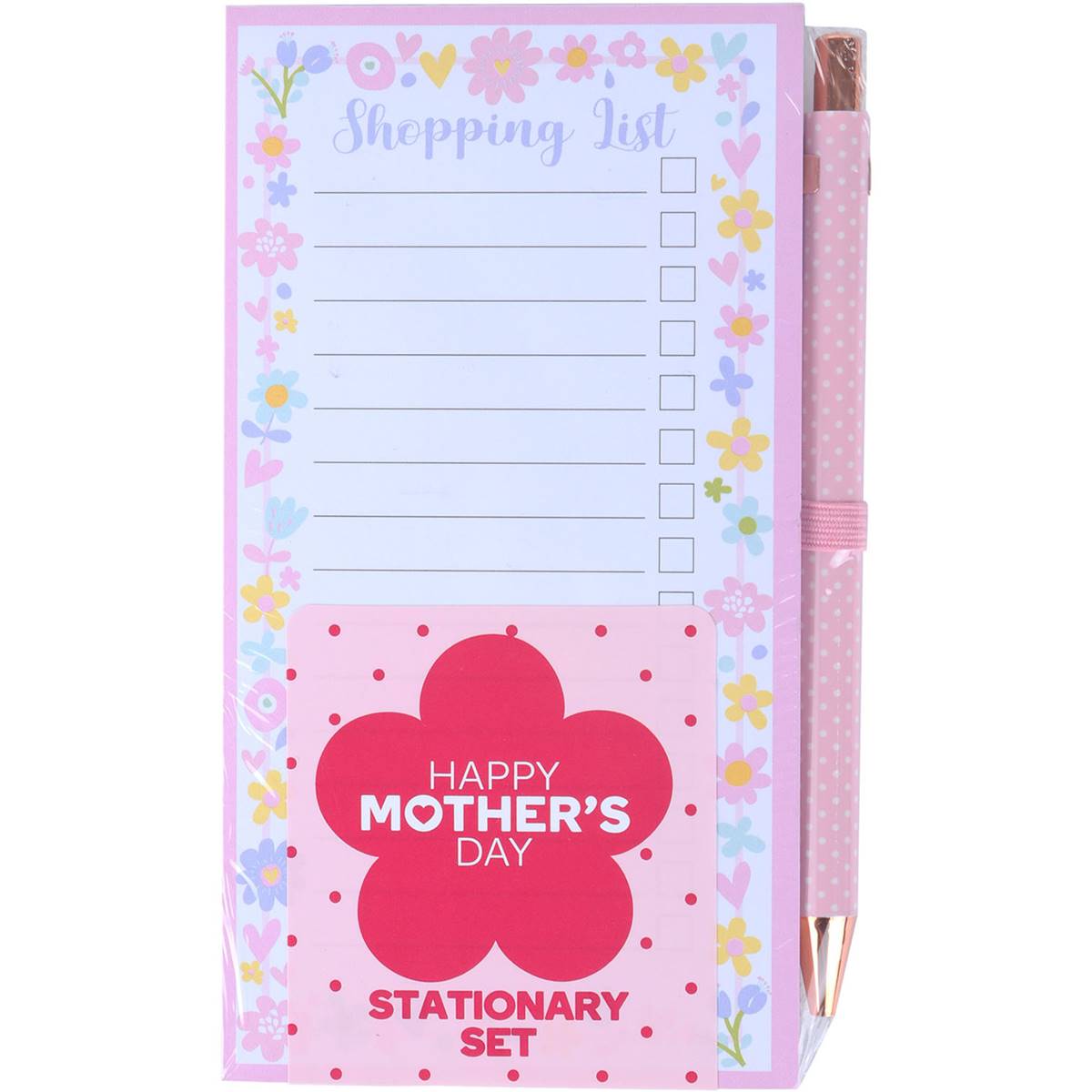 Mothers Day Mother's Day Stationary Set Shopping List & Pen