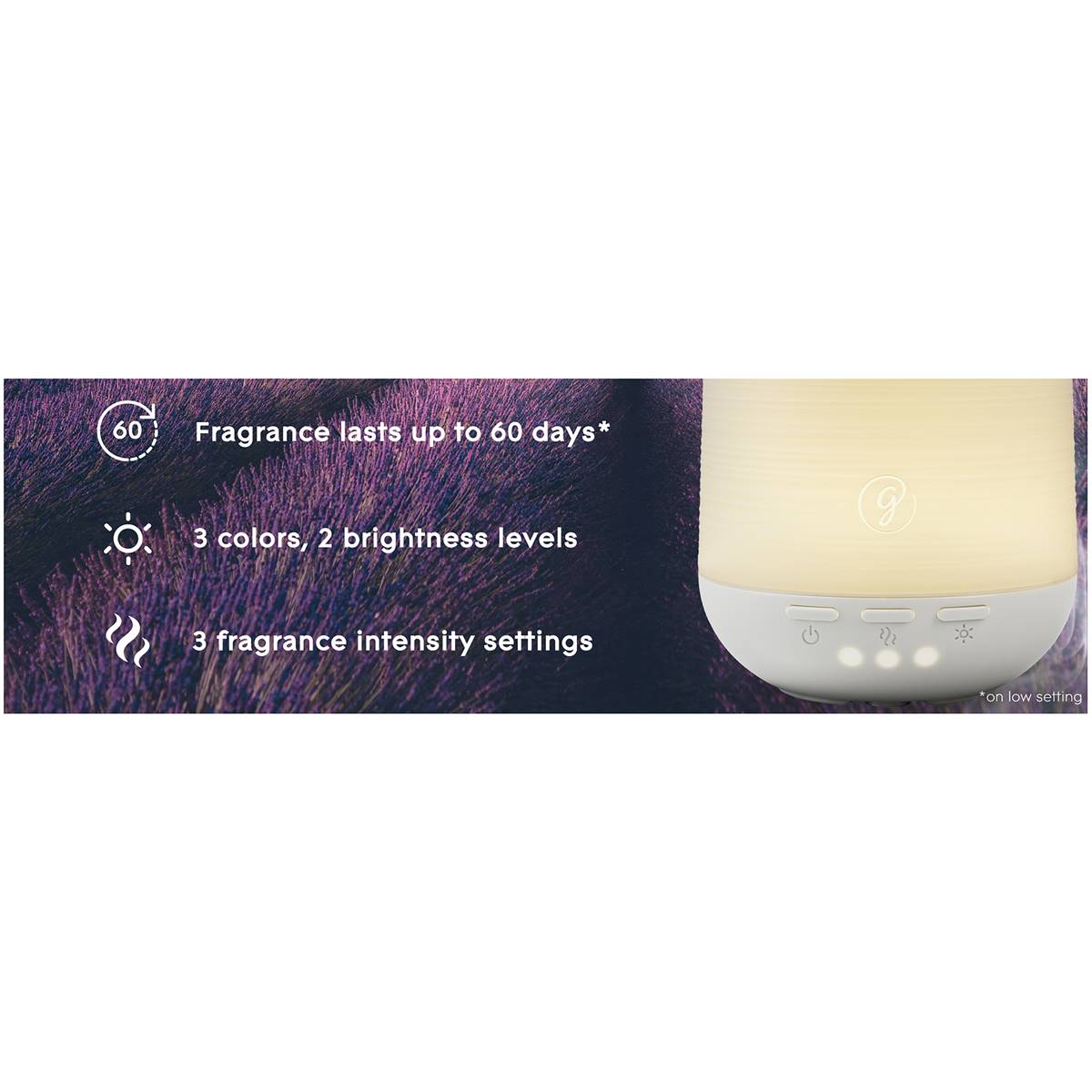 Glade Aromatherapy Mist Diffuser & Light Lavender & Sandalwood Each