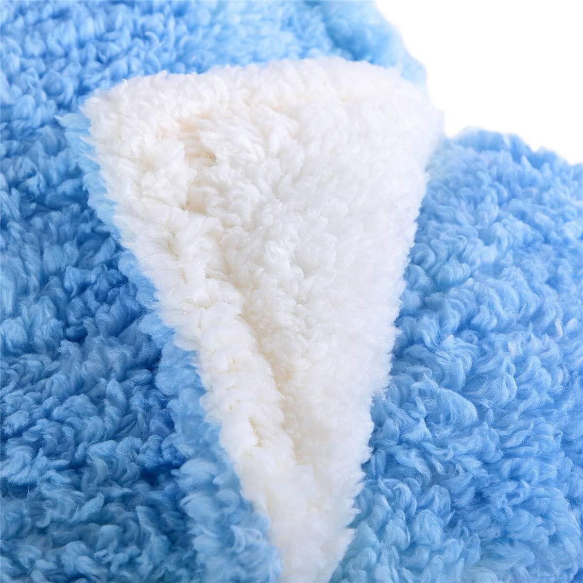 Inspire Kids Colourful Faux Fur Throw Blue Each Woolworths