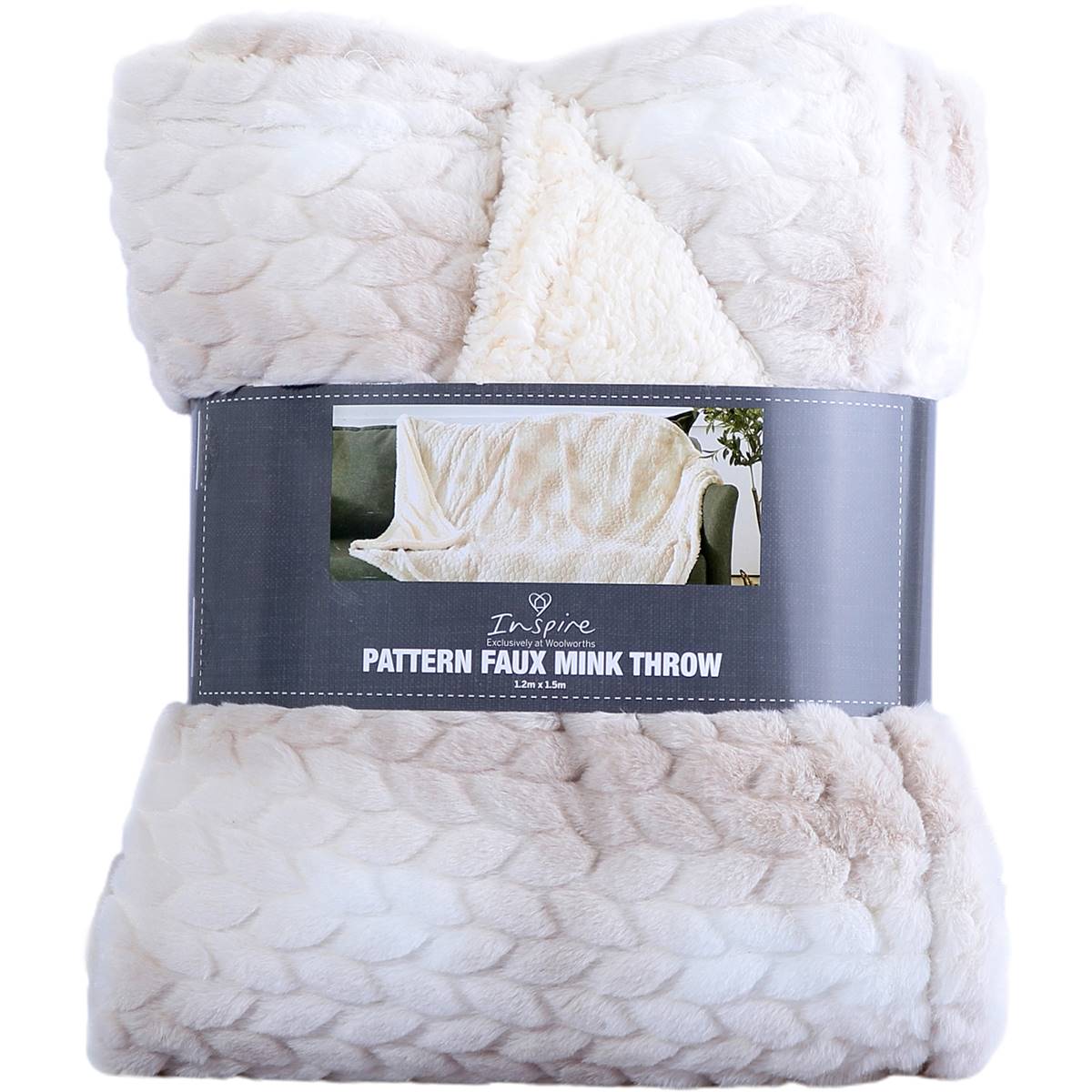 Woolworths faux fur throw new arrivals