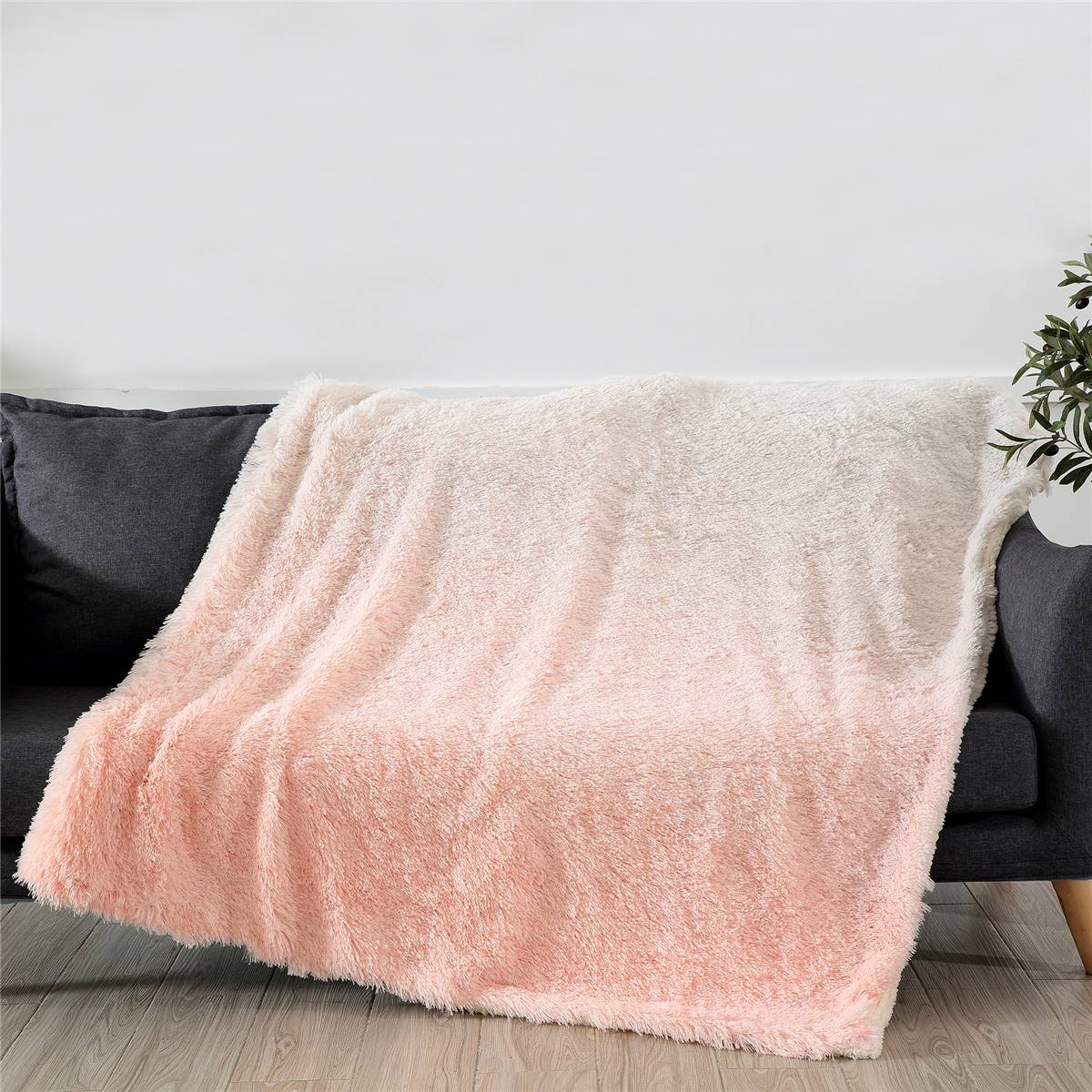 Inspire Long Faux Fur Throw Each Woolworths