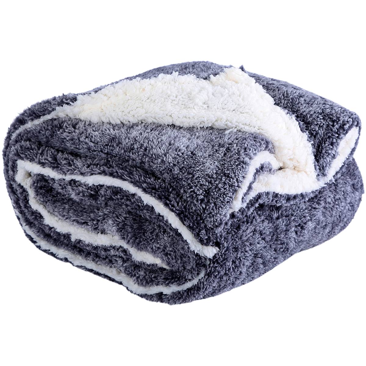 Inspire Double Sided Sherpa Throw Assorted Each | Woolworths