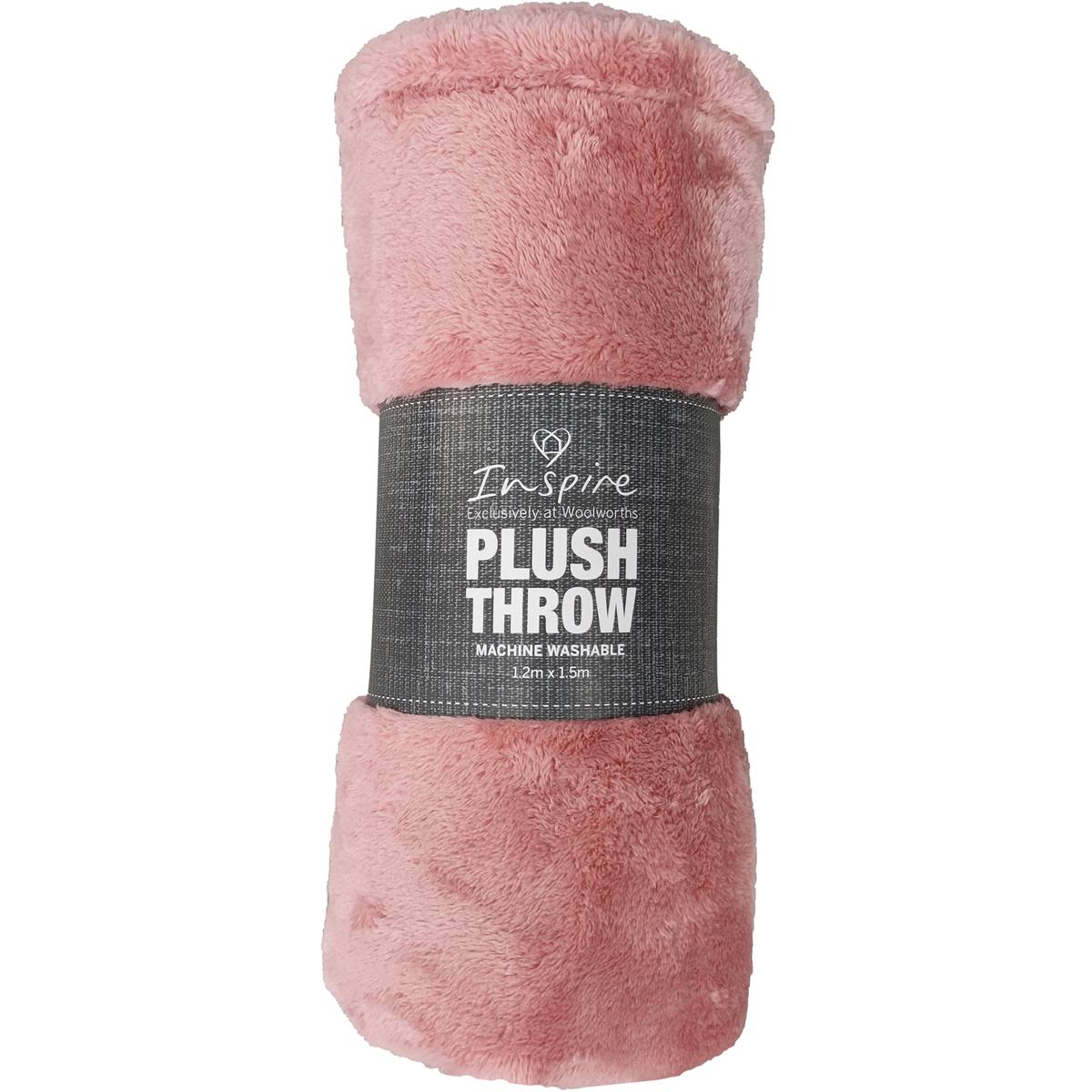 Inspire Plush Throw Assorted Assorted Each | Woolworths