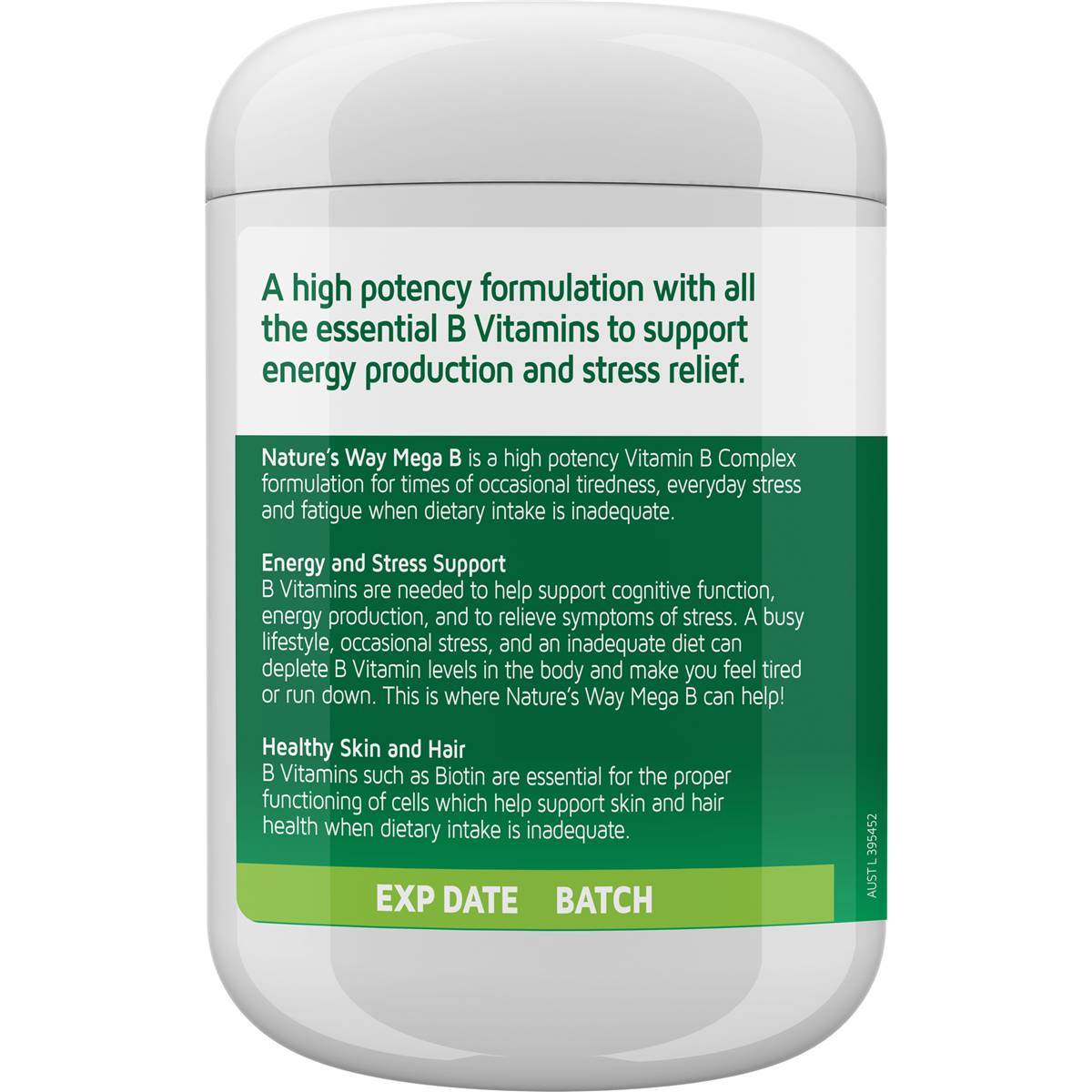 Nature's Way Vitamin B Energy Boost Tablets 200 Pack | Woolworths