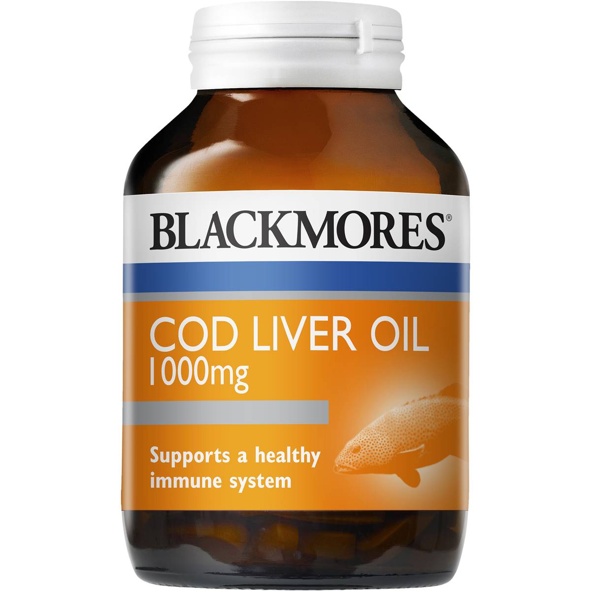 Blackmores Super Strength Cod Liver Oil Capsules 1000mg 125pk Woolworths