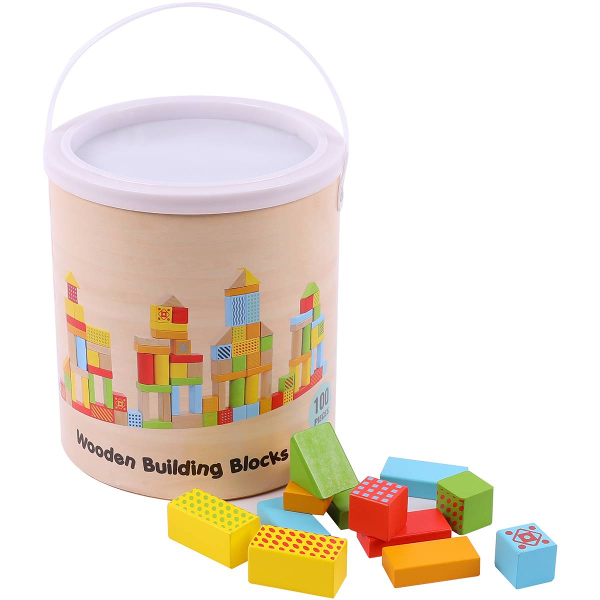 wooden blocks 100 pieces