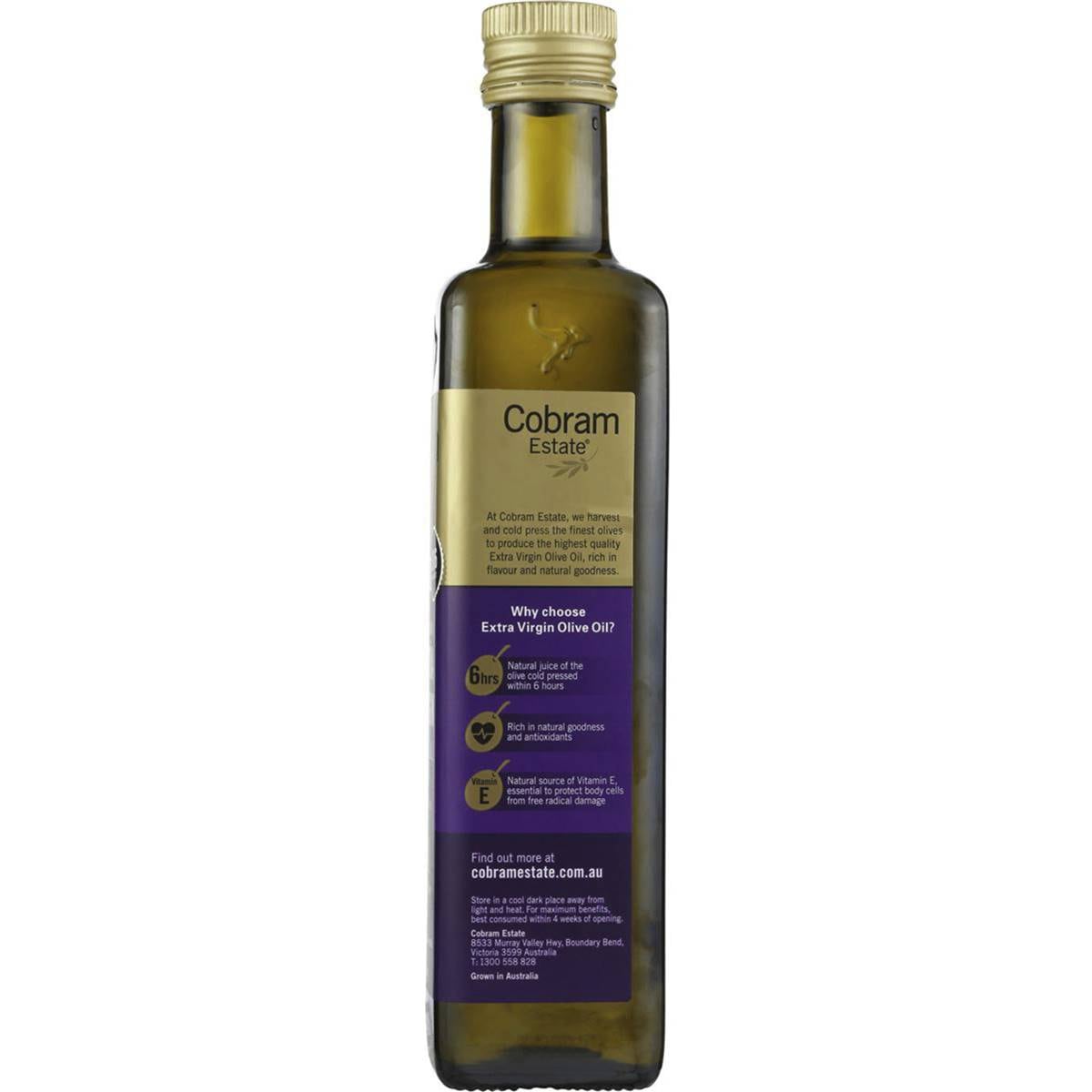 Cobram Estate Australian Extra Virgin Olive Oil 375ml Woolworths