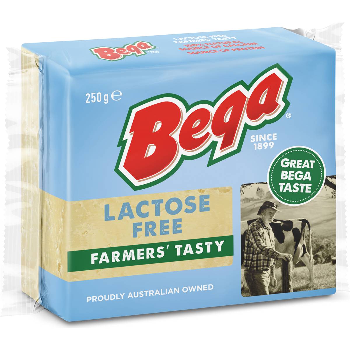 Bega Lactose Free Farmers Tasty Cheese Block
